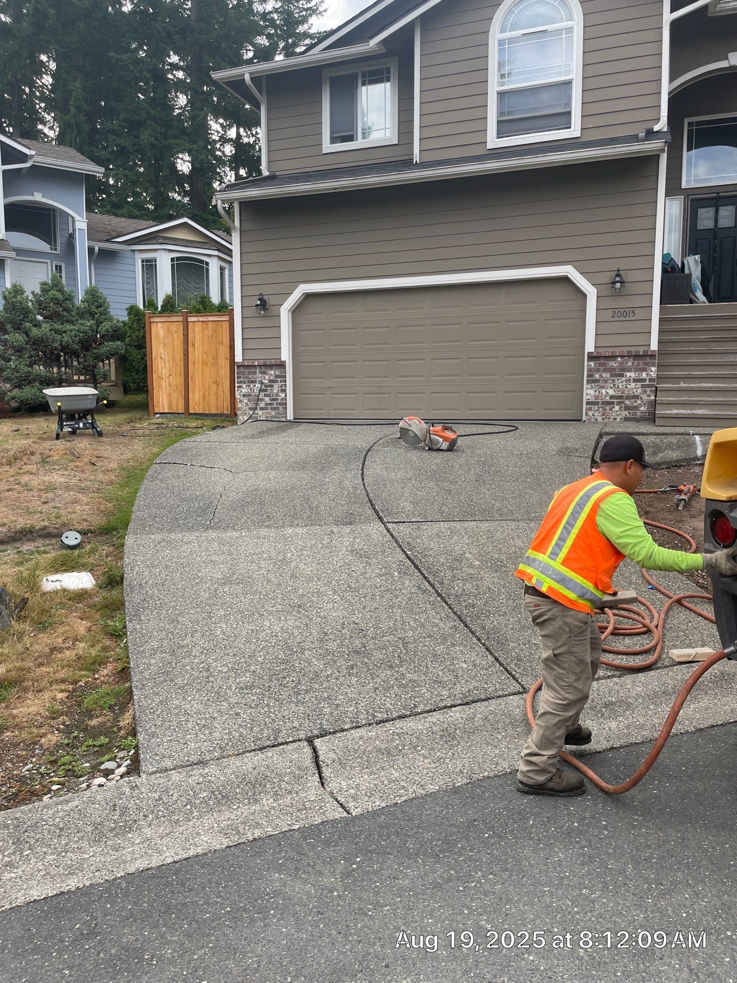 Concrete Driveway and Steps Renovation | Bothell  by Jireh Asphalt & Concrete Inc 