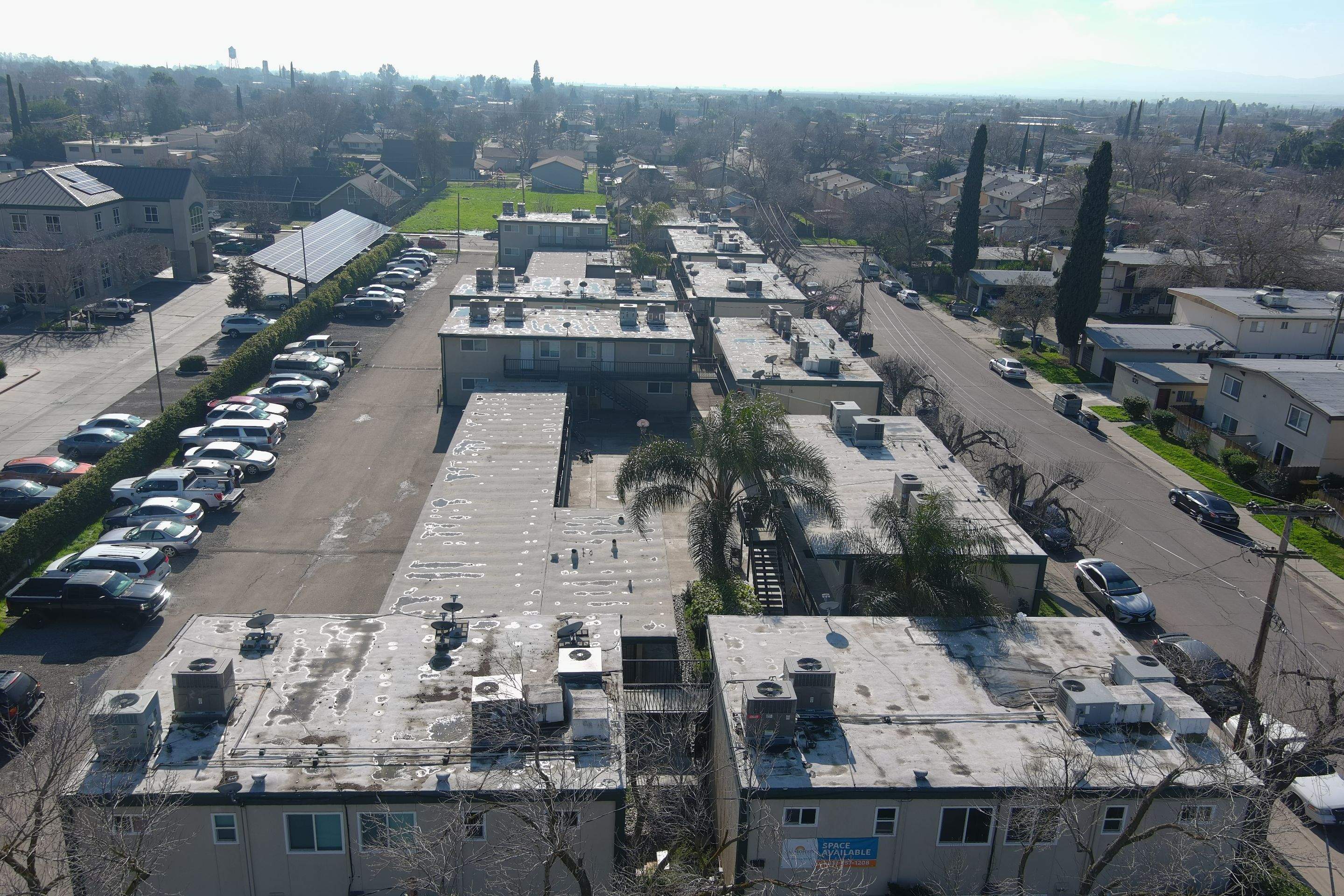 Foam Refurbish using General Coatings acrylic coatings and spray foam by Straight Edge Roofing Inc