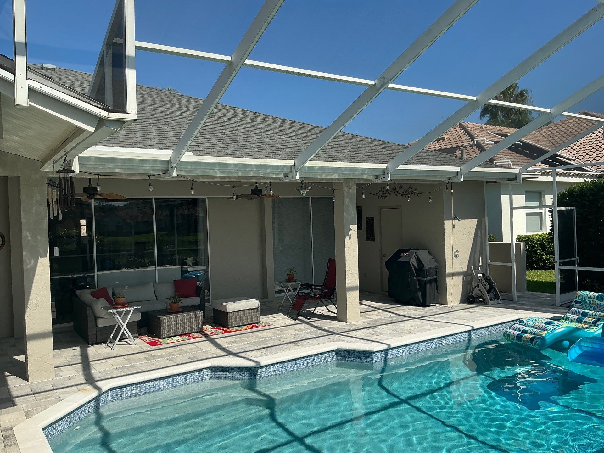 White 6-inch K-Style Gutters in Sarasota FL by Gutter Professor by Gutter Professors