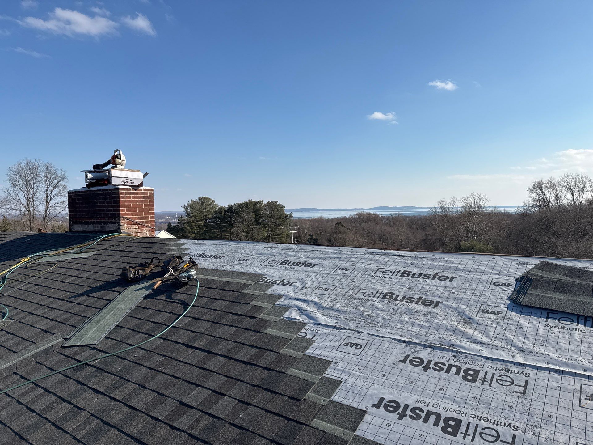 Residential Roofing Installation using GAF Timberline HDZ by Matter Construction, LLC
