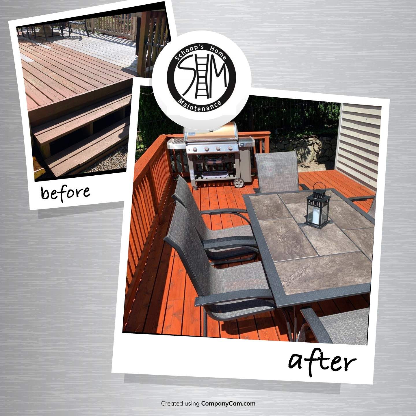 Deck Restoration using Armstrong-Clark Sierra Redwood by Paul Schopp