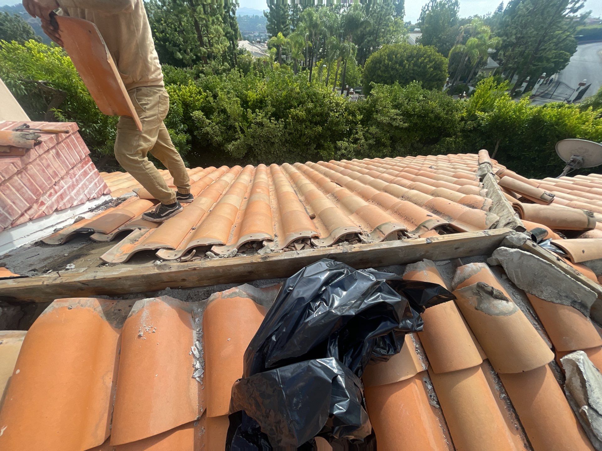Tile Reset Project- Los Angeles CA 90049 by Epic Roof Replacement