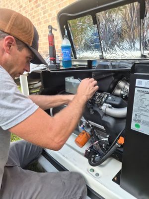 Residential Generac Standby Preventative Maintenance in Willis, Texas