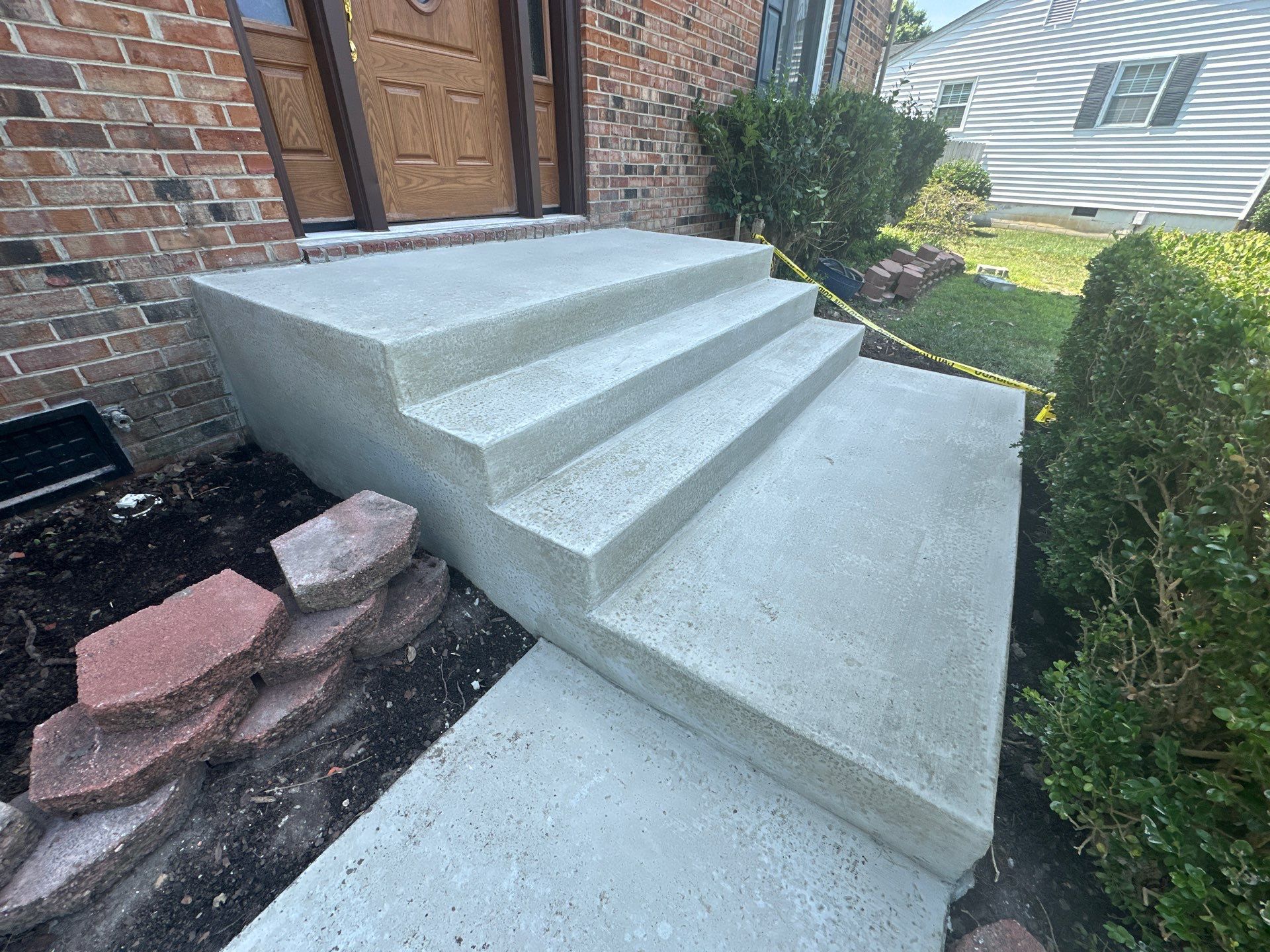 Project in Virginia Beach by Sam The Concrete Man Virginia Beach