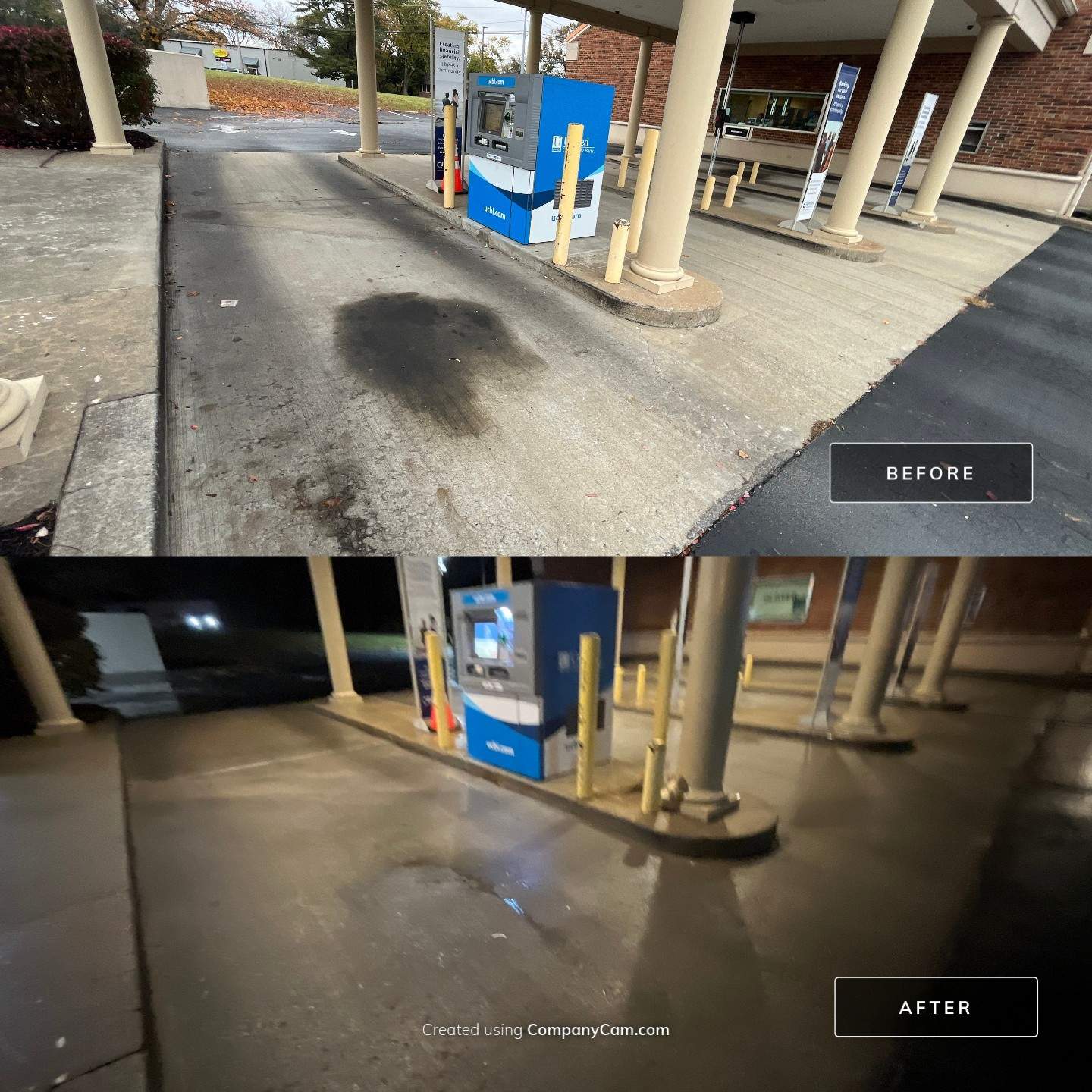 United Communications Bank - Clarksville TN by Mr. Mister Power Washing