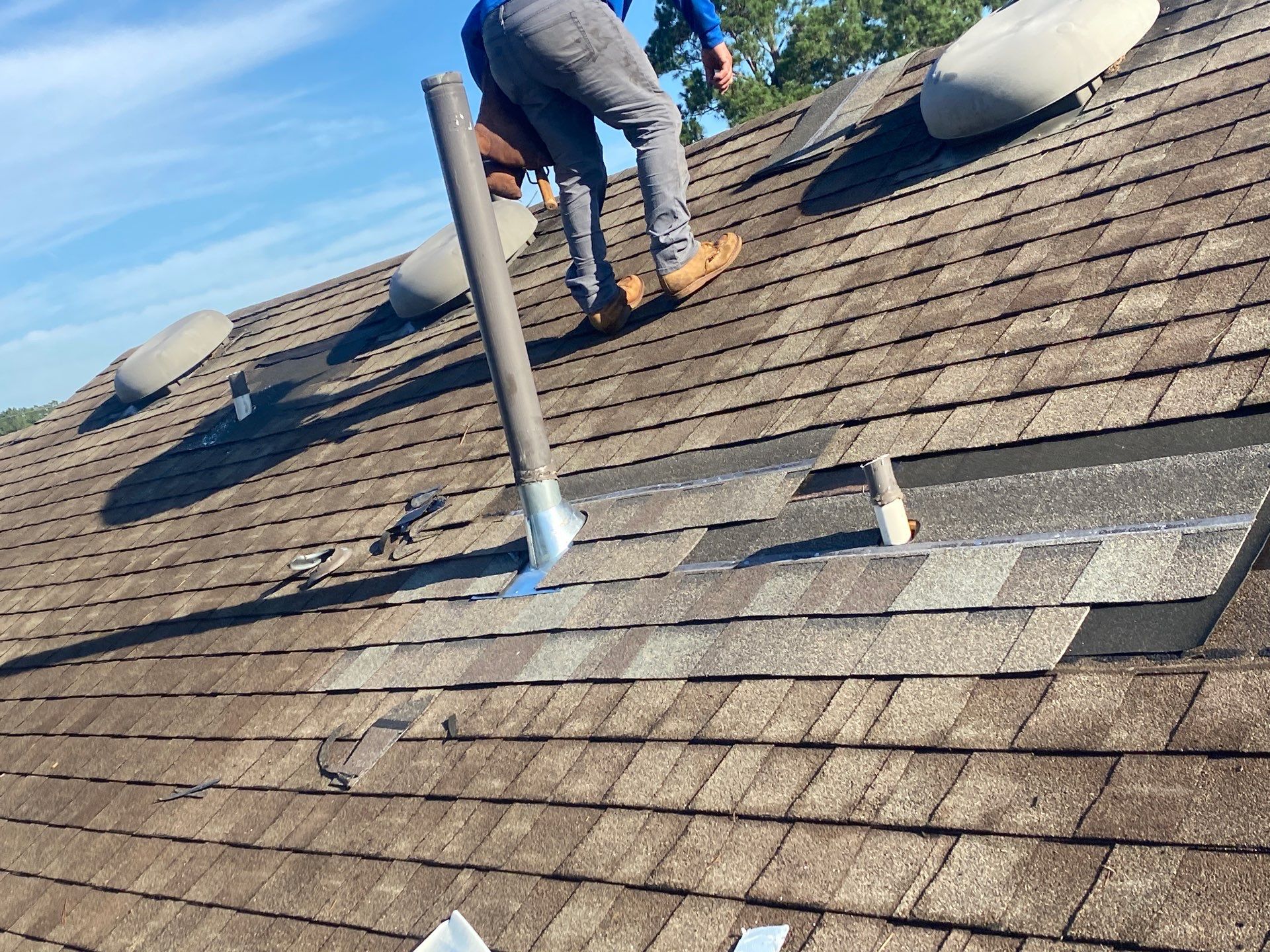 Residential Roofing Repair using Owen's Corning Duration (Lifetime) Shingles by Roof Repair Company
