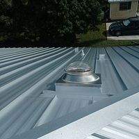 24ga 1.5" Mechanical Seam Mill Finish by Total Roofing System The Metal Roof Experts
