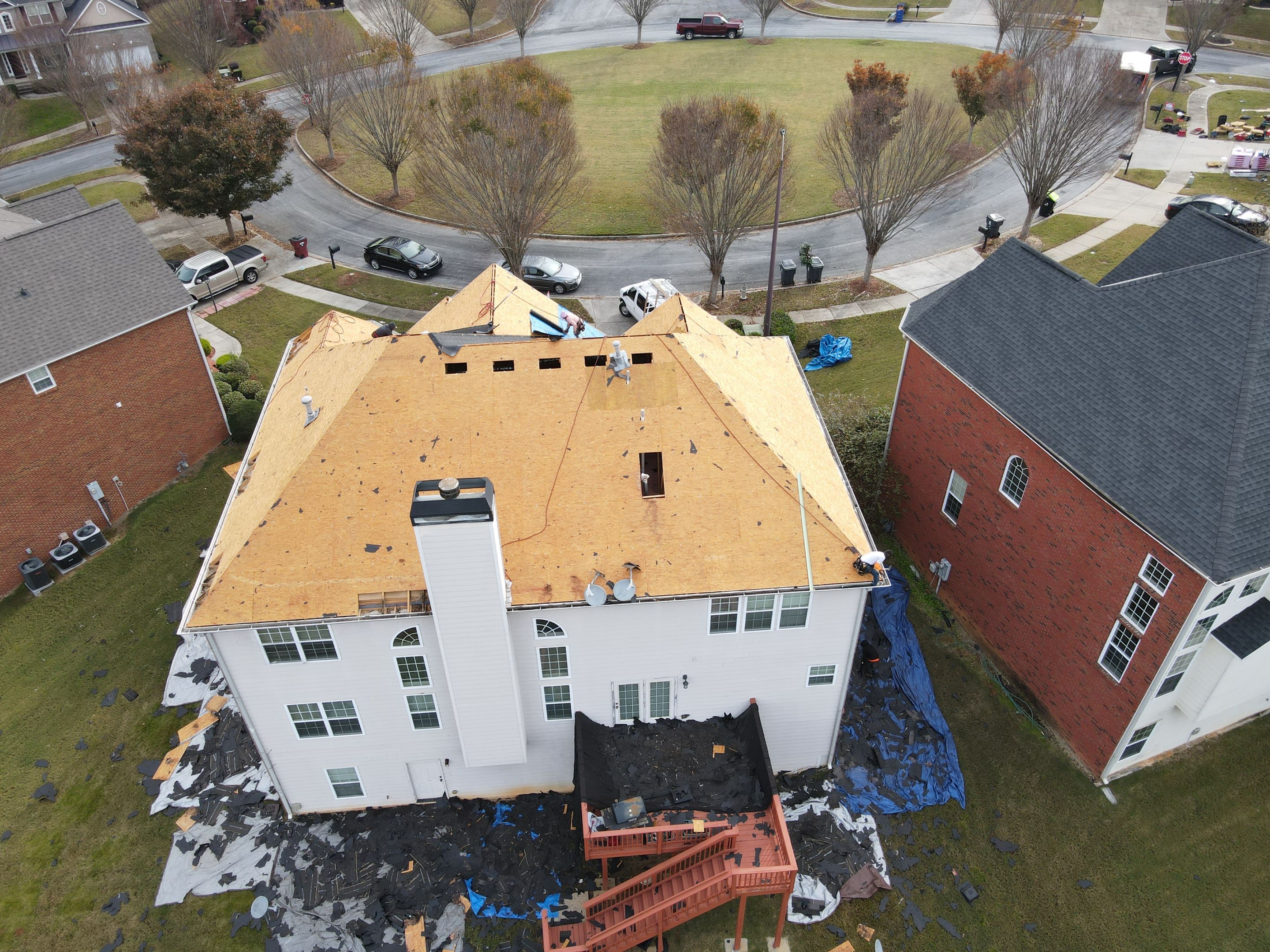 Residential Roofing Installation using Owens Corning by Inspector Roofing and Restoration