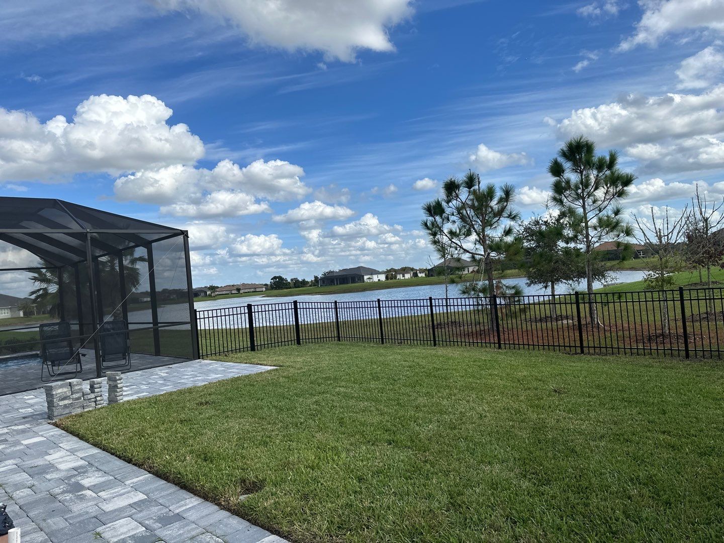 The Reserve at Twin Rivers Black Aluminum Fence Installation In Parrish, FL by Asap fence and gates, LLC