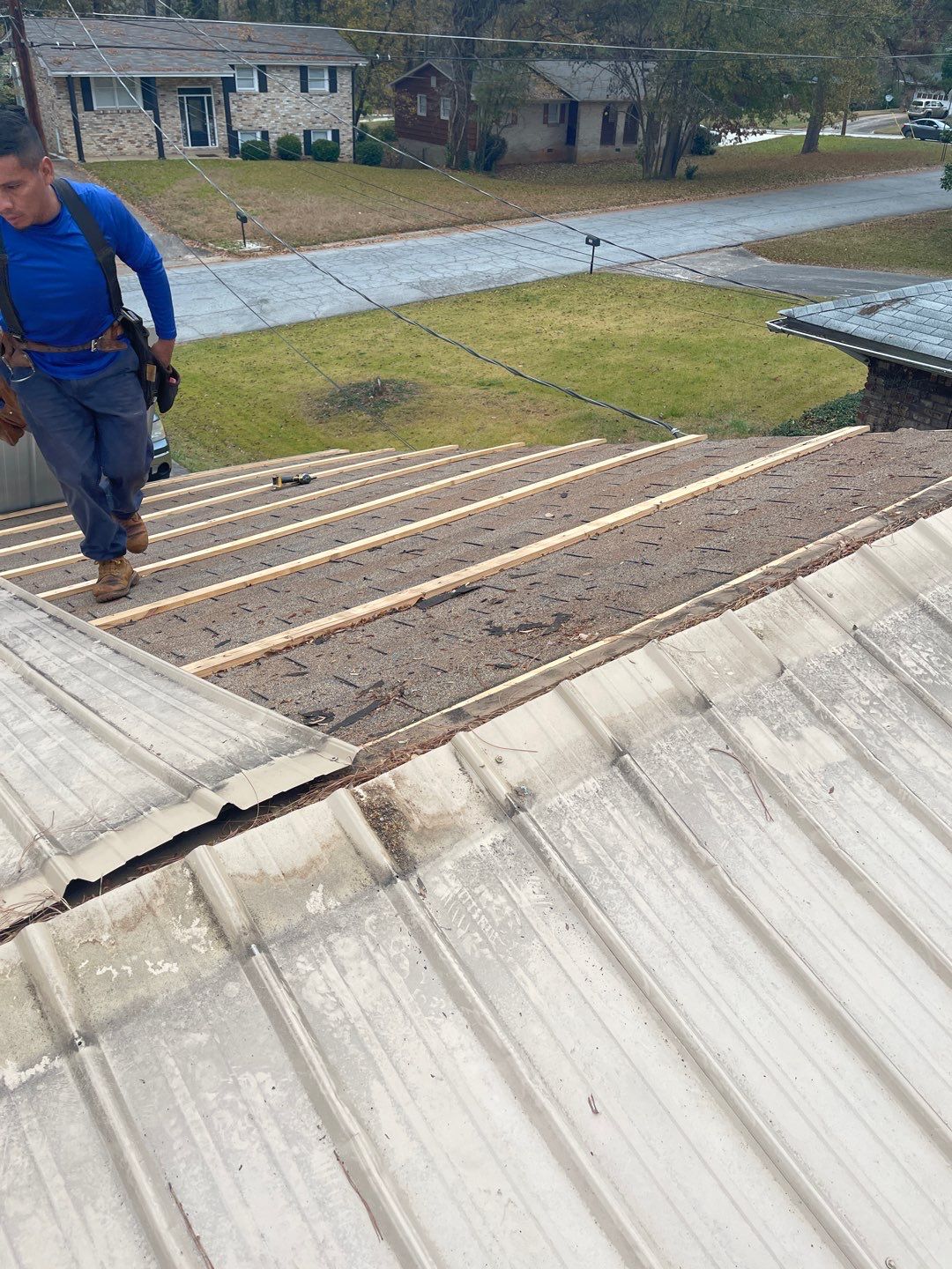 Emergency Roofing Services Metal Roof Replacement (Storm Restoration) by Mosaic Roofing Company