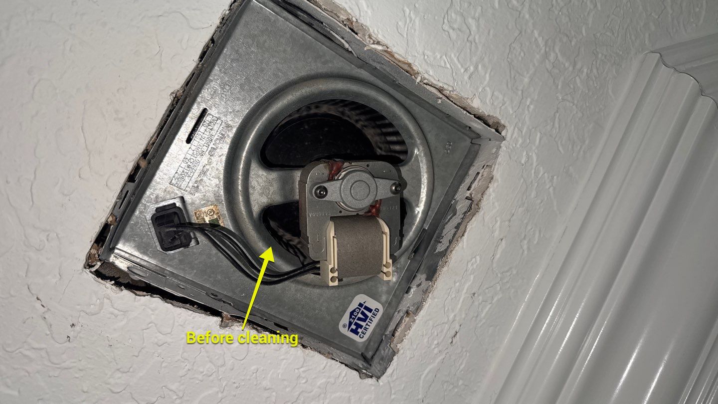 Air duct and Bathroom Exhaust Cleaning in Apopka by Hygienic Air, Inc