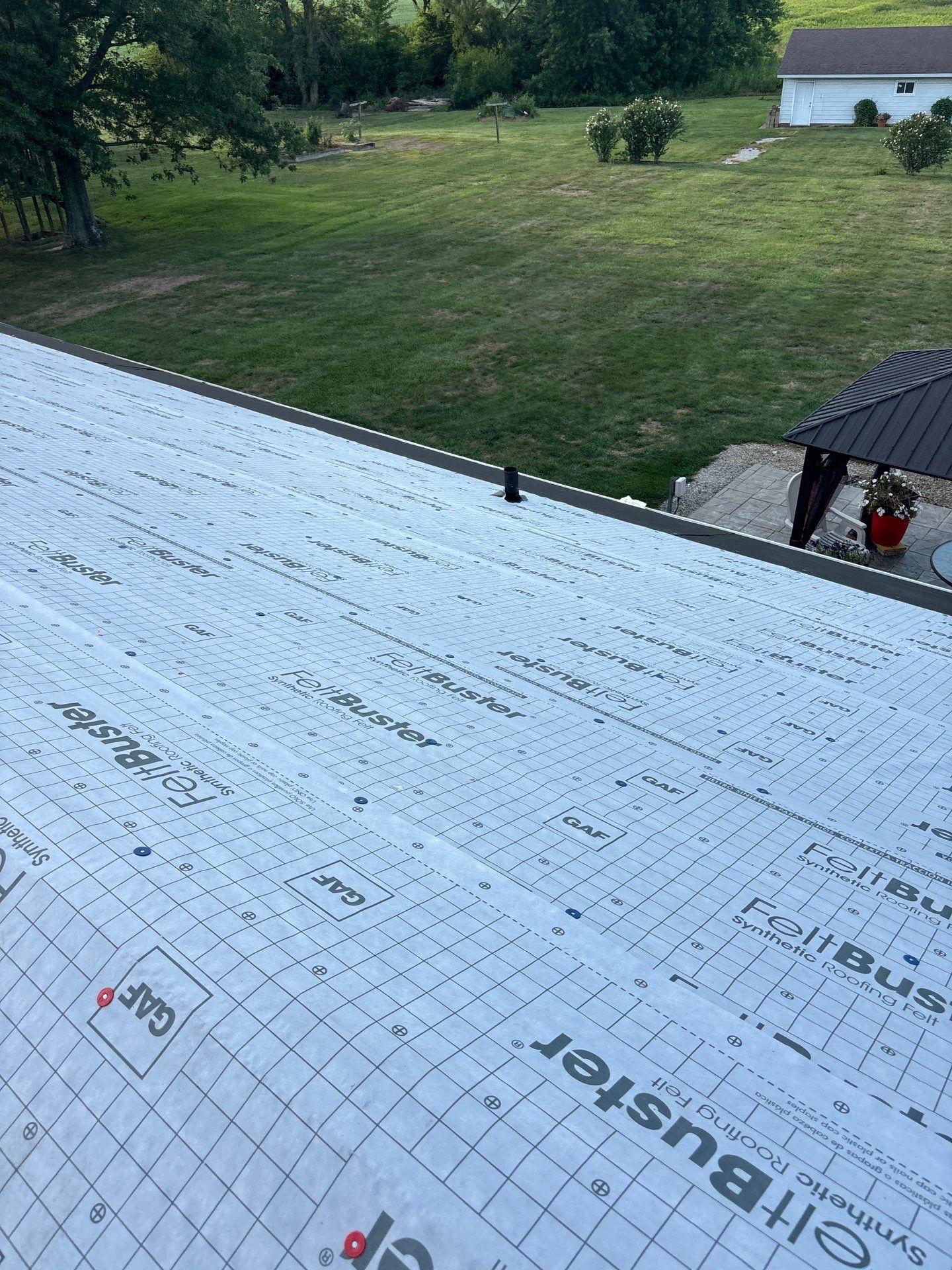 Residential Roofing Installation using Timberline UHDZ Shingles - Pewter Gray by RoofX 