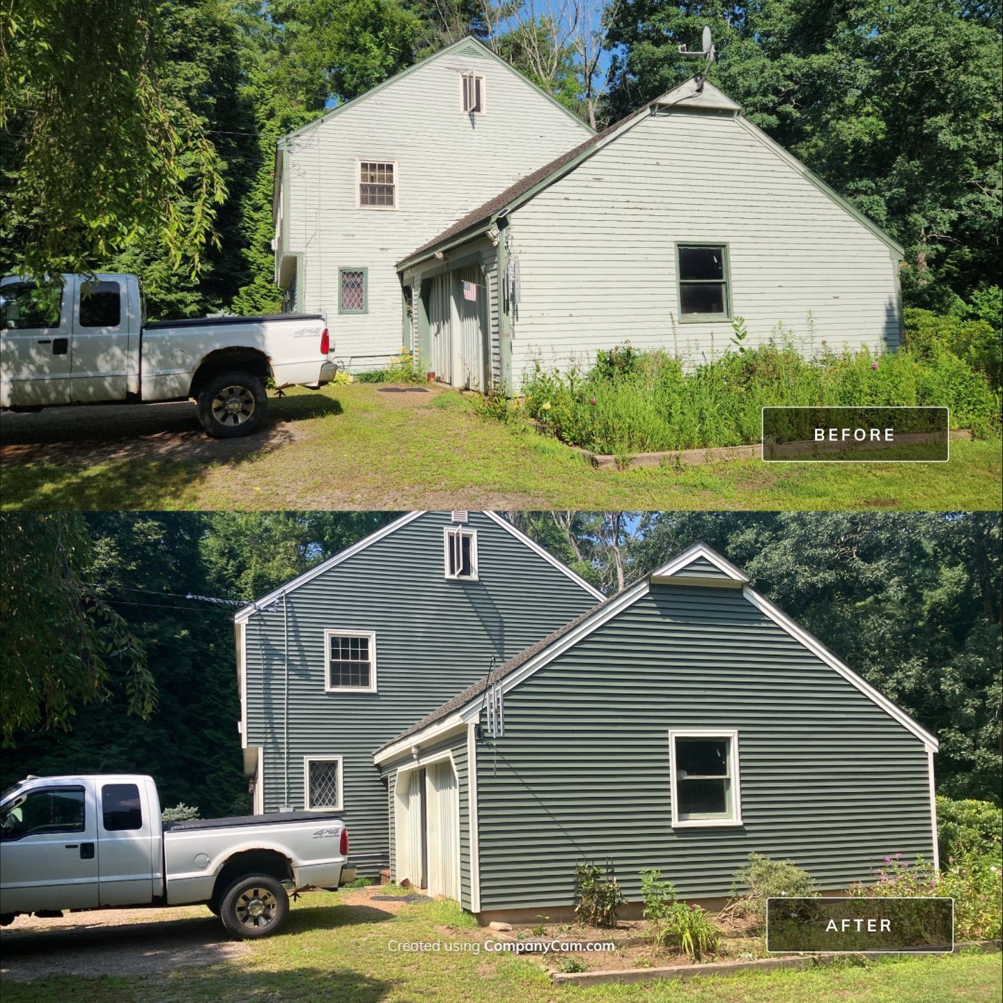 Siding using Cert. Monogram D/4 x 12'6" Clapboard, Forest by DiGiorgi Roofing and Siding Inc