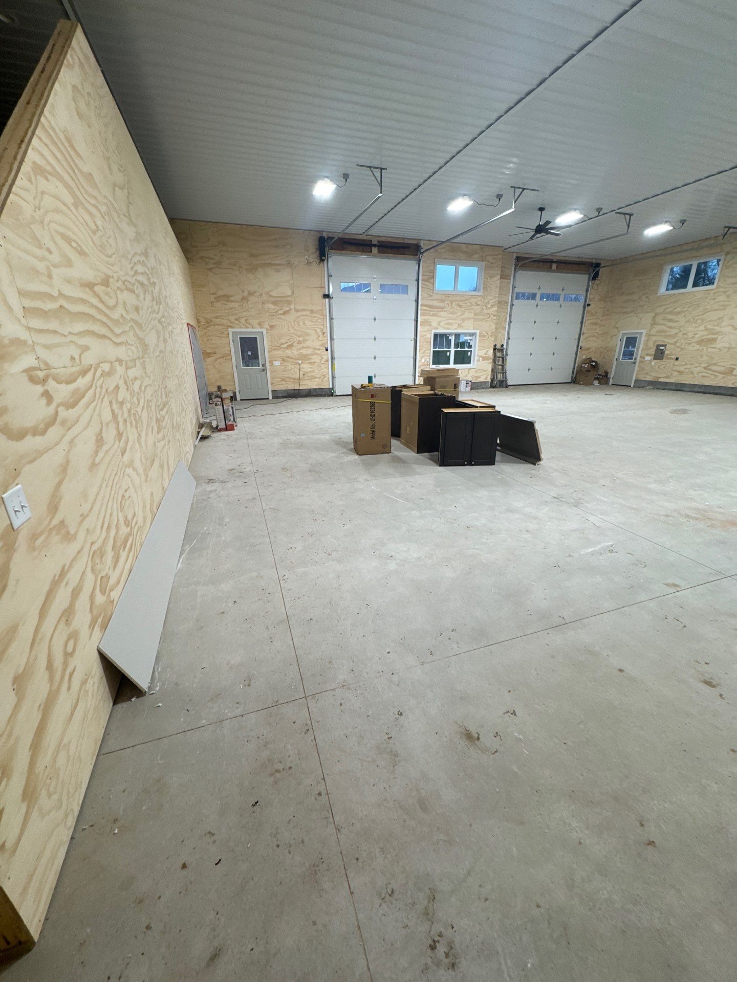 Pole Barn Concrete Polish! by Gordon Painting