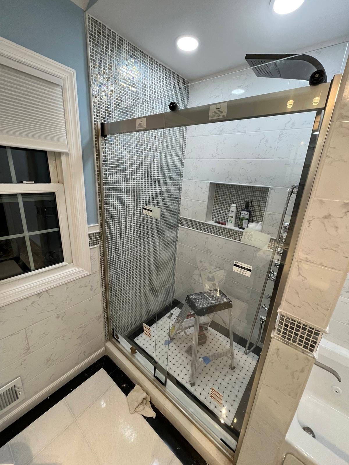 Bathroom Remodel using Tile by Home Concepts Construction