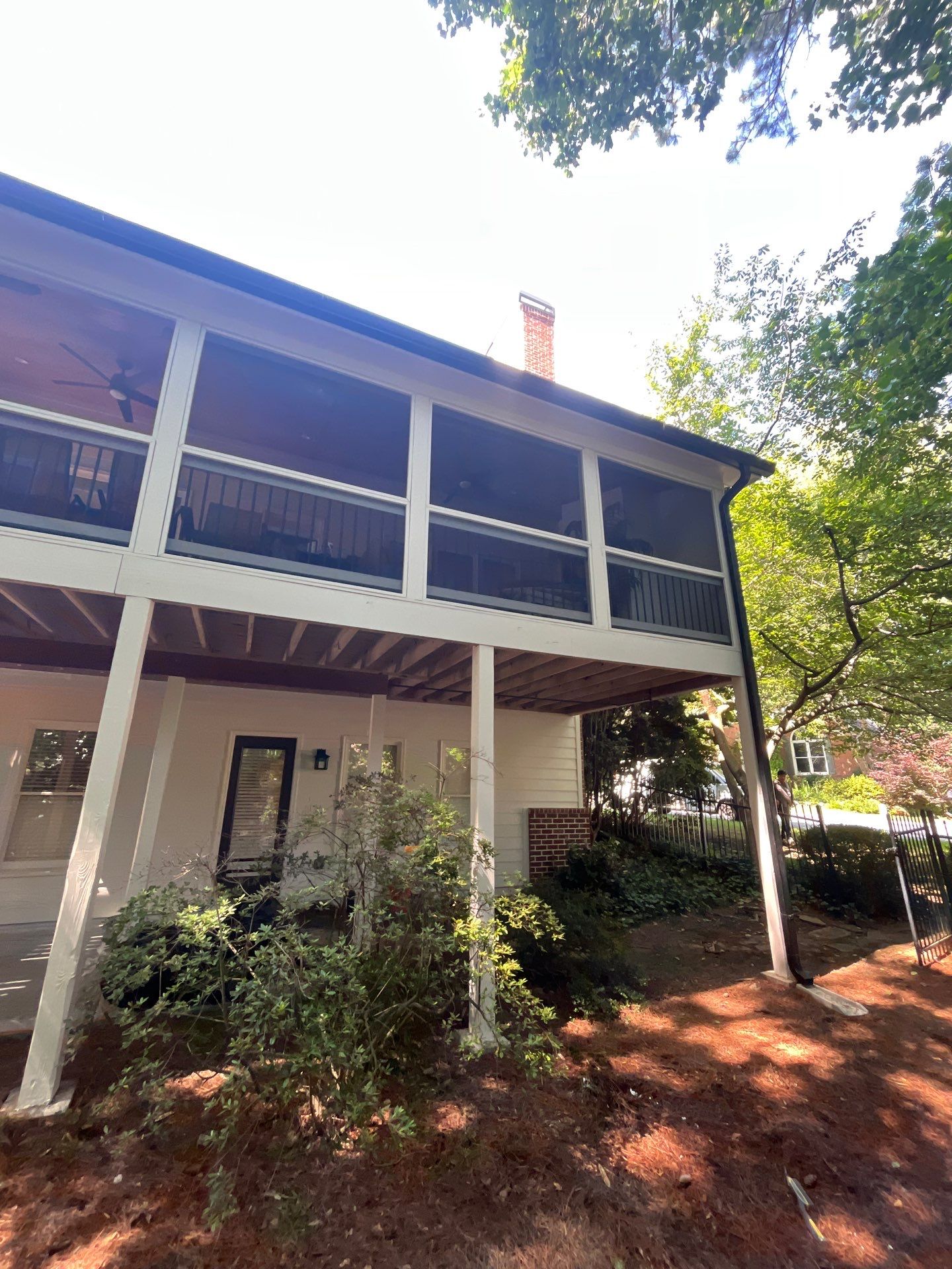 Deck Stain and Rotten Wood Replacement with James Hardie and Sherwin-Williams Products by Nelson Exteriors 