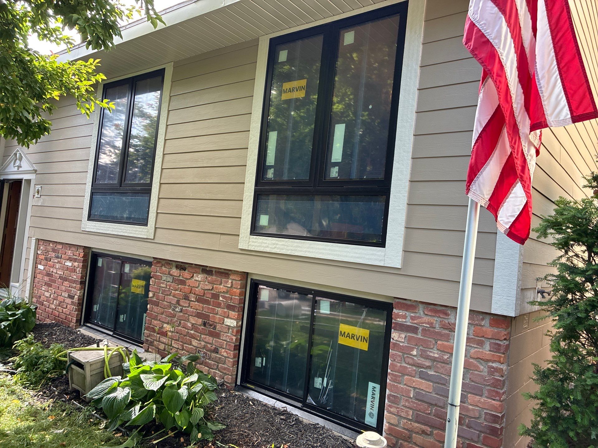 James Hardie Siding and Marvin Window Replacement in Bellevue by Carps Complete Exteriors 