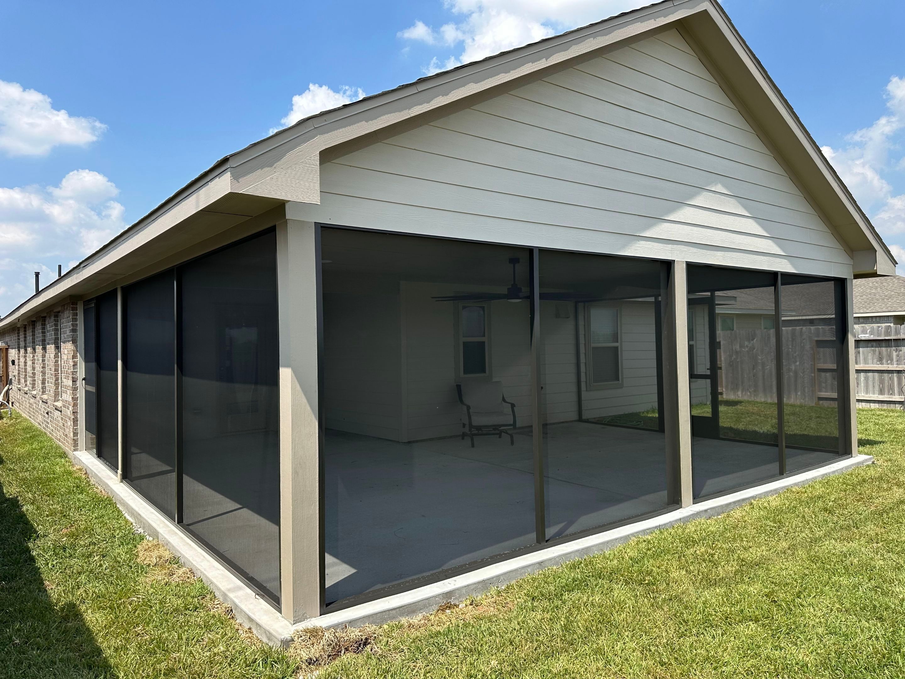 Patio Build in Katy by Roofing Technologies Unlimited