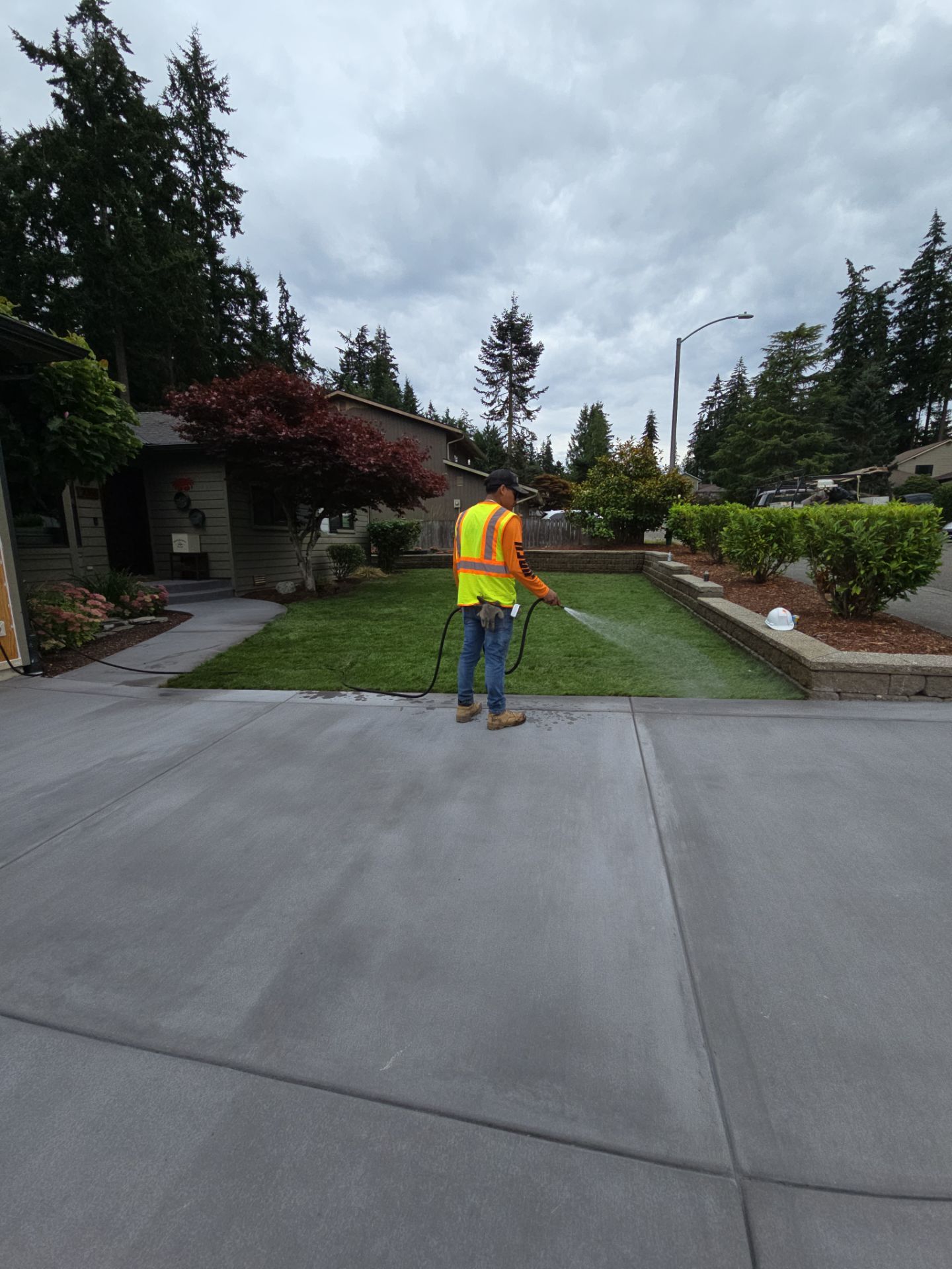 James | Concrete Driveway, Walkway & Stairs/Porch and & Planting by Jireh Asphalt & Concrete Inc 