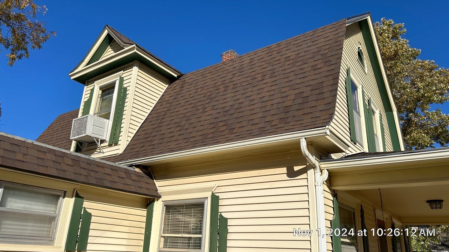 Roof & Gutter Replacement - Before & After by Eaton Roofing 
