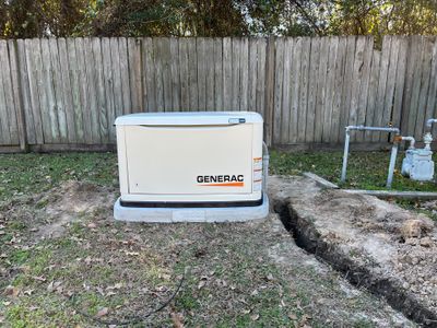 Residential Generac Home Standby Generator Installation in Conroe, Texas