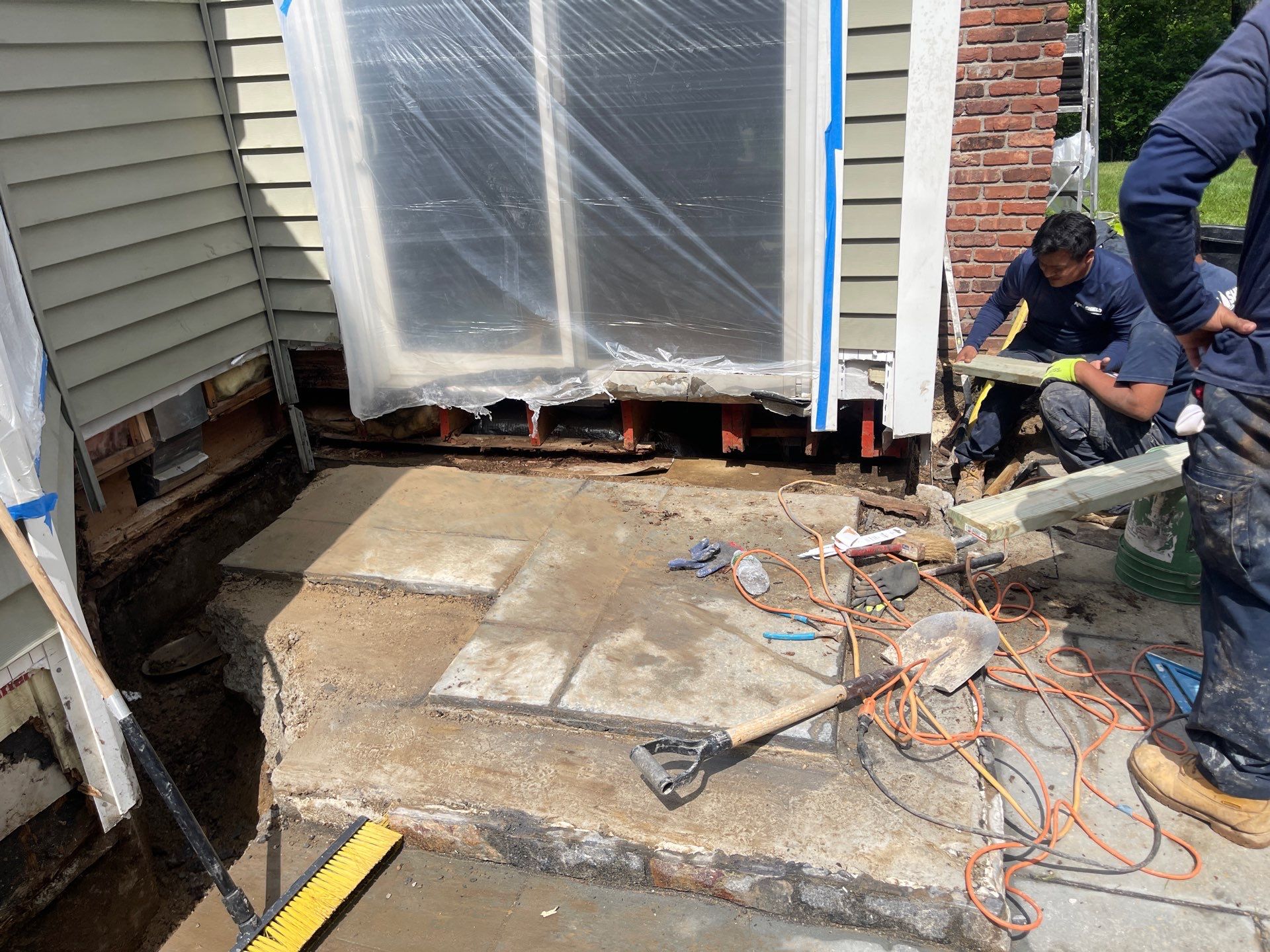 Woods Dr, Roslyn, NY 11576 by A.M. Shield Waterproofing, Corp.