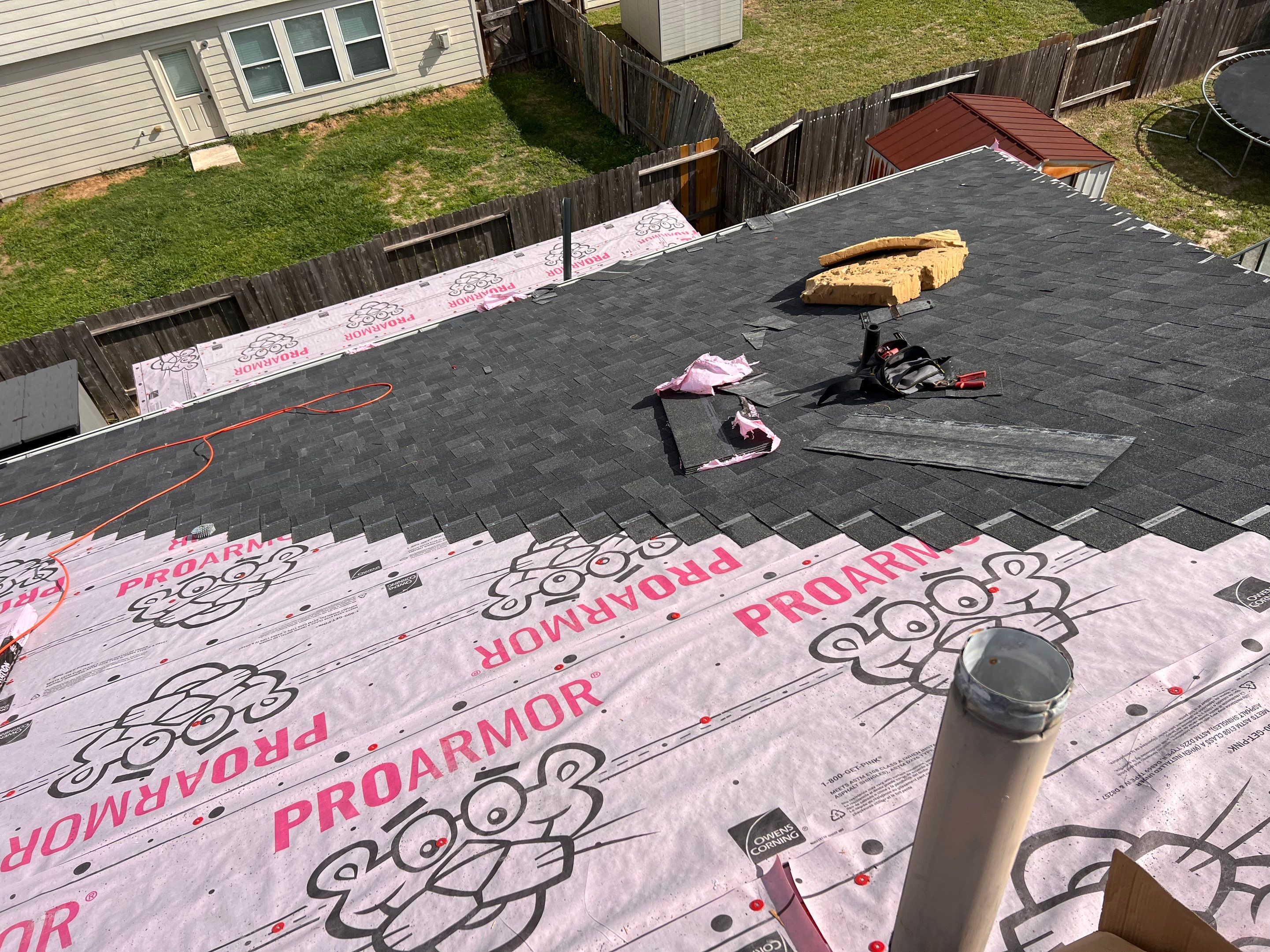 Residential Roofing Repair using Owen's Corning Duration (Lifetime) Shingles by Roof Repair Services LLC