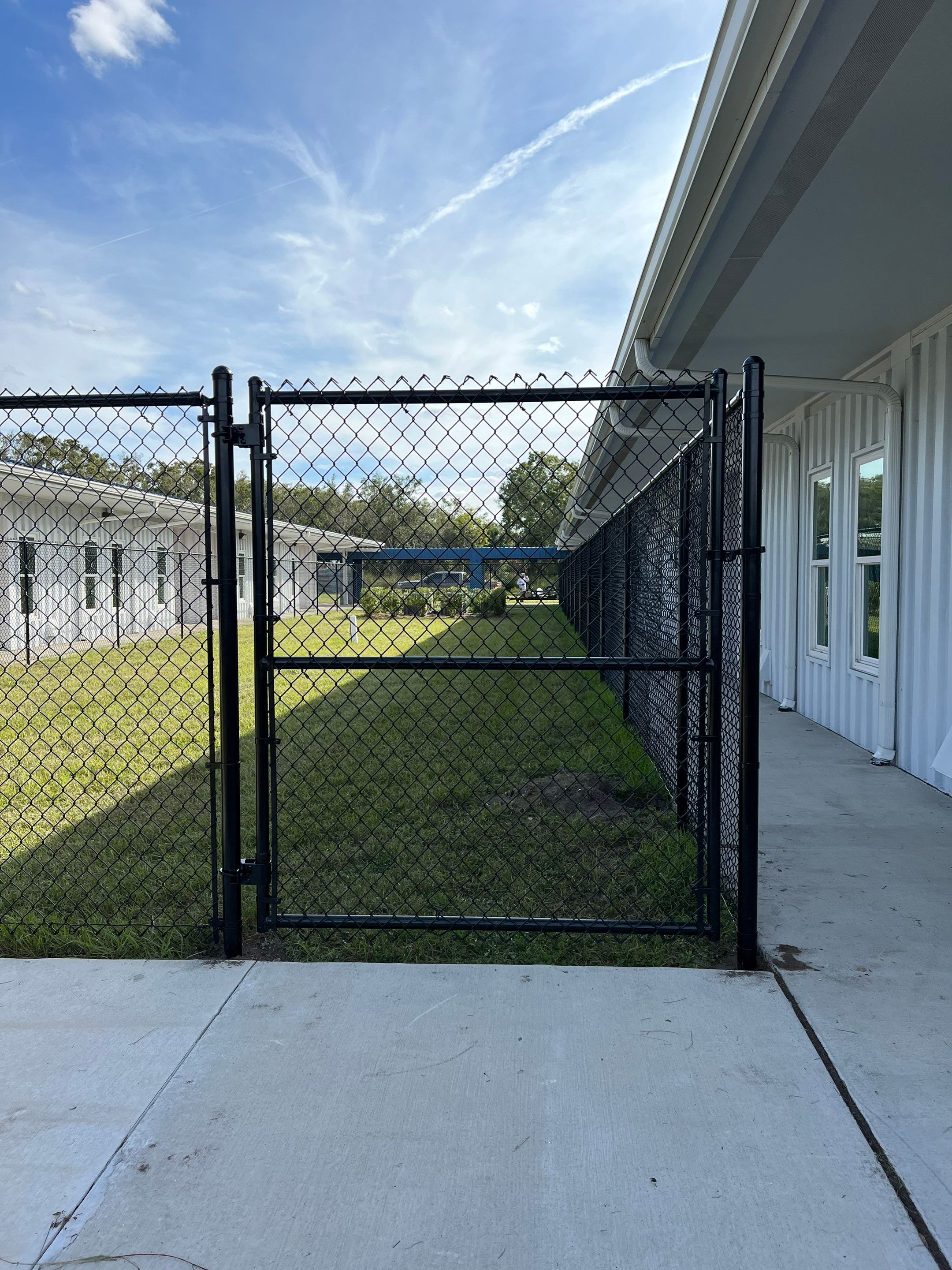 Chain-link Fence Installation using Galvanized Chain Link Fence by Asap fence and gates, LLC
