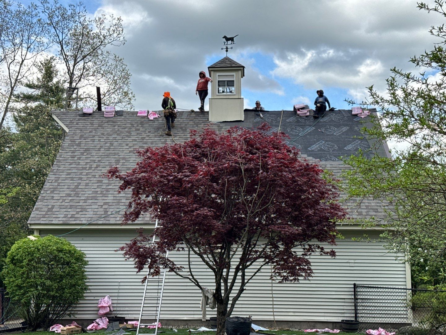 Veterans Helping Veterans – Full Roof Transformation with Owens Corning Driftwood! by Sensible Home Solutions