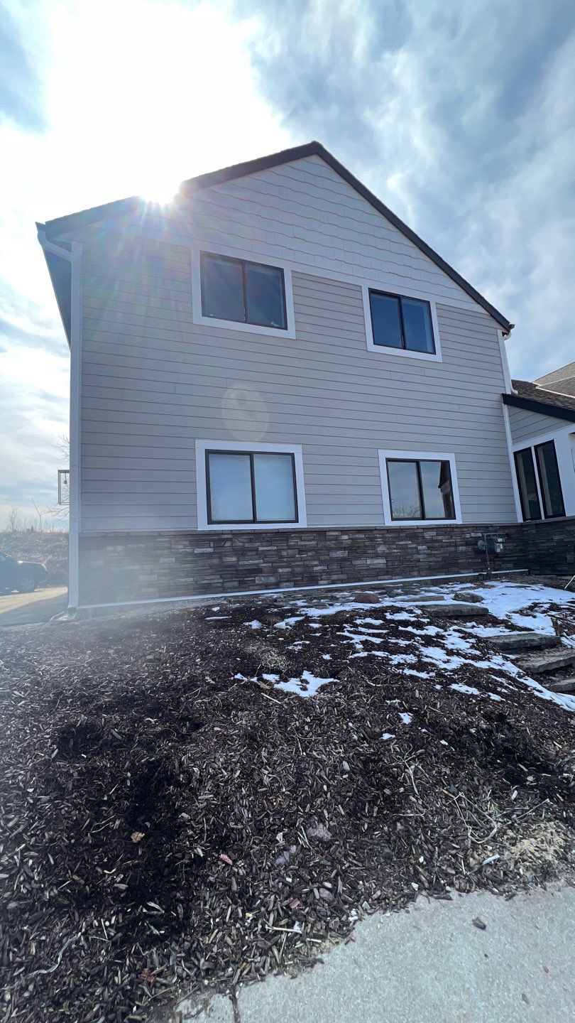 Siding Installation using LP Smart Siding by Total Restoration Services