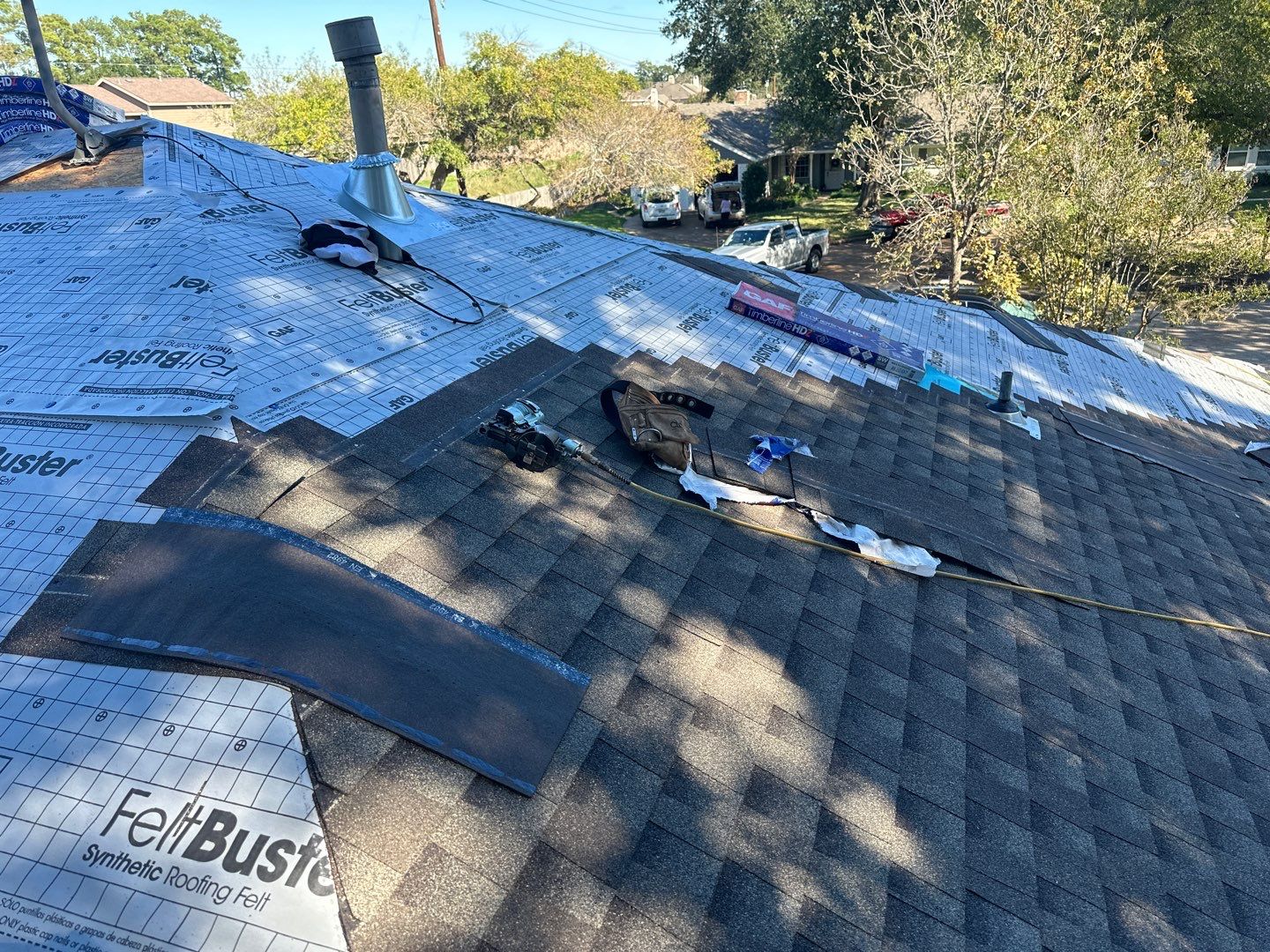 GAF Weathered Wood Roof Replacement in Houston, TX by Houston Roofing & Construction