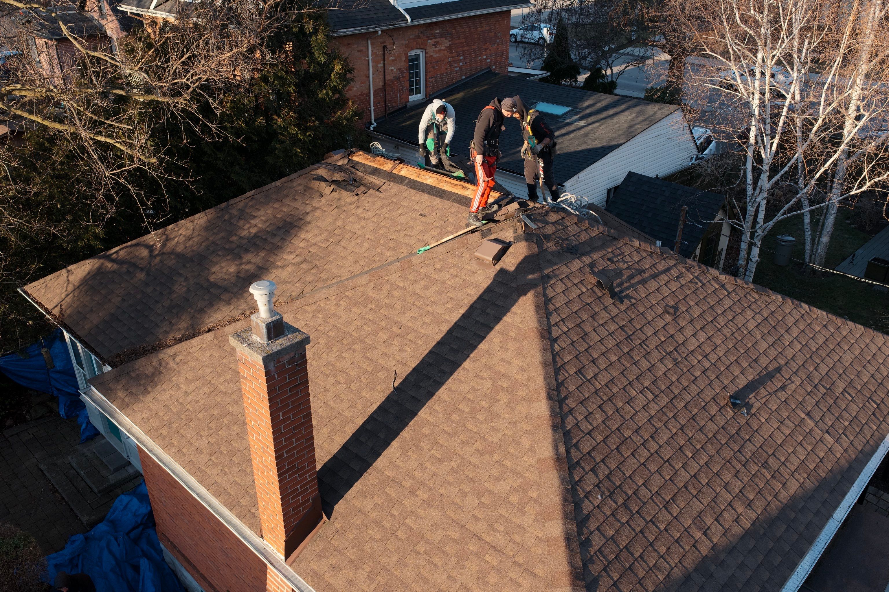 Project in Hamilton by The Roofing Crew