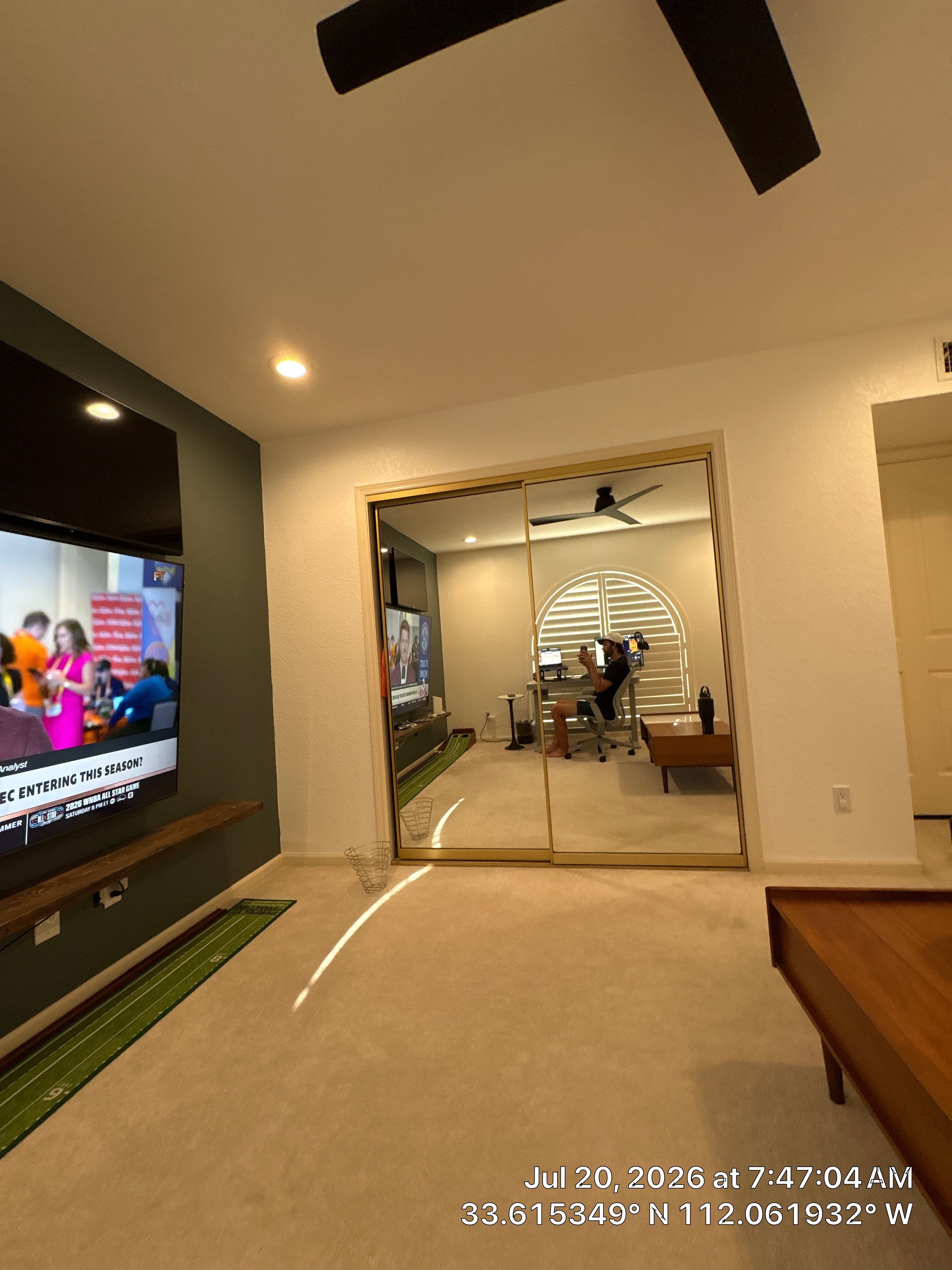 Phoenix Residential Electrical and Home Office AV Installation by CompanyCam Sales Demo