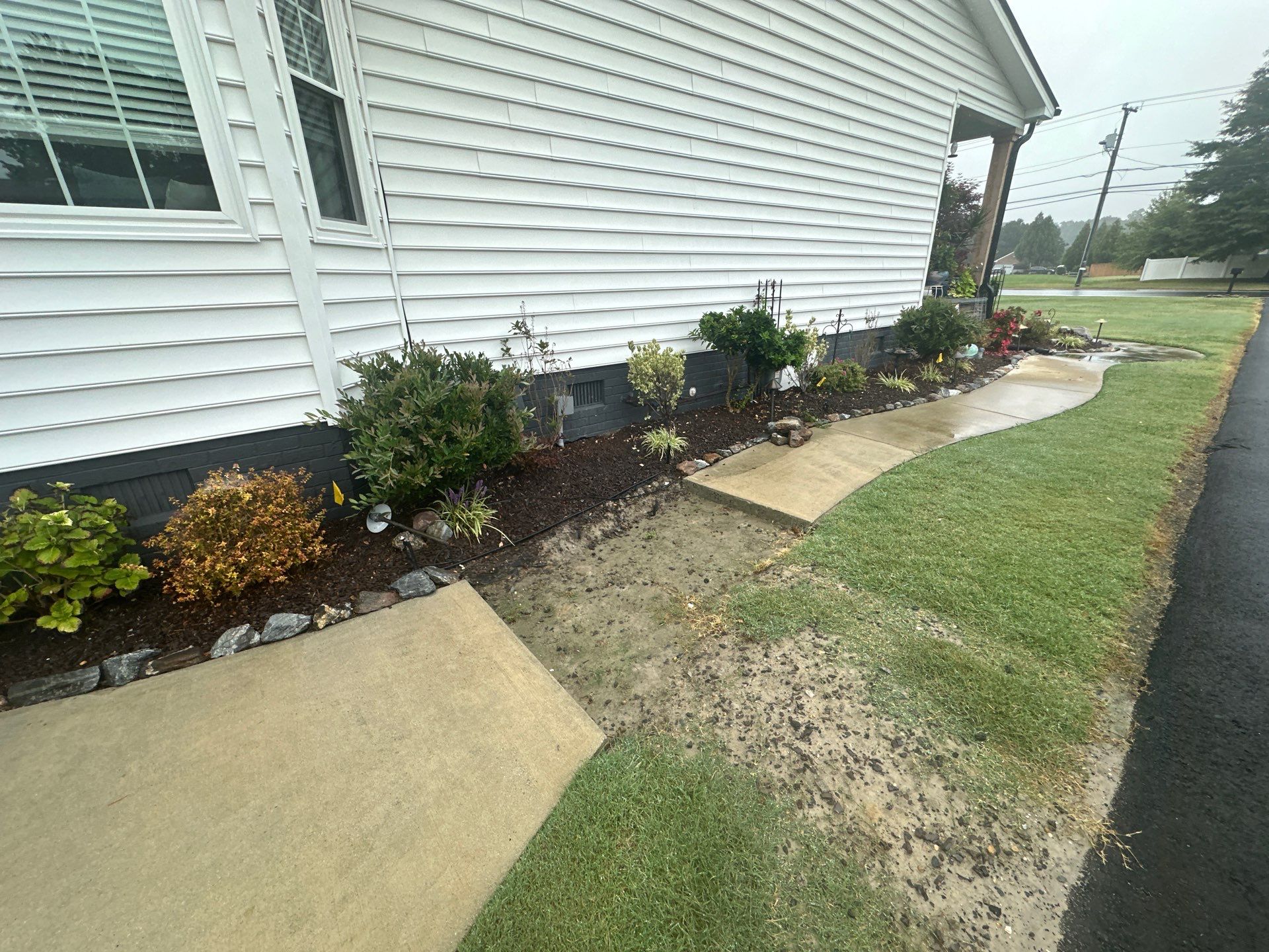 Project in Chesapeake by Sam The Concrete Man Virginia Beach