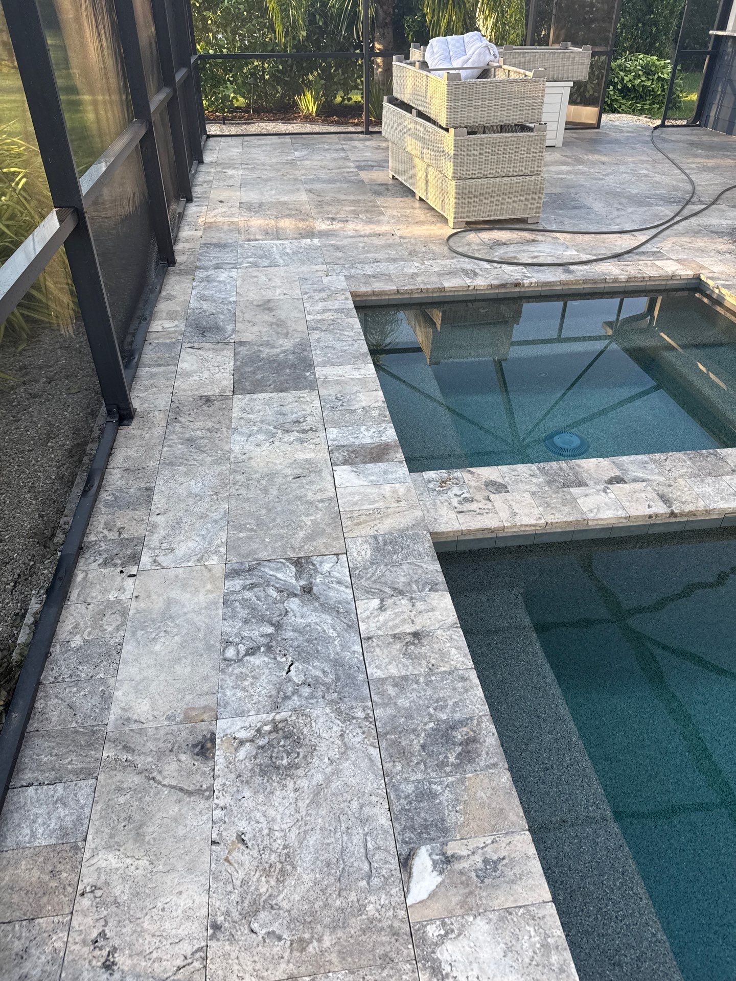 Driveway and Pool Deck Cleaning in Bradenton, FL | Winding River Community by Sunshine AquaWash