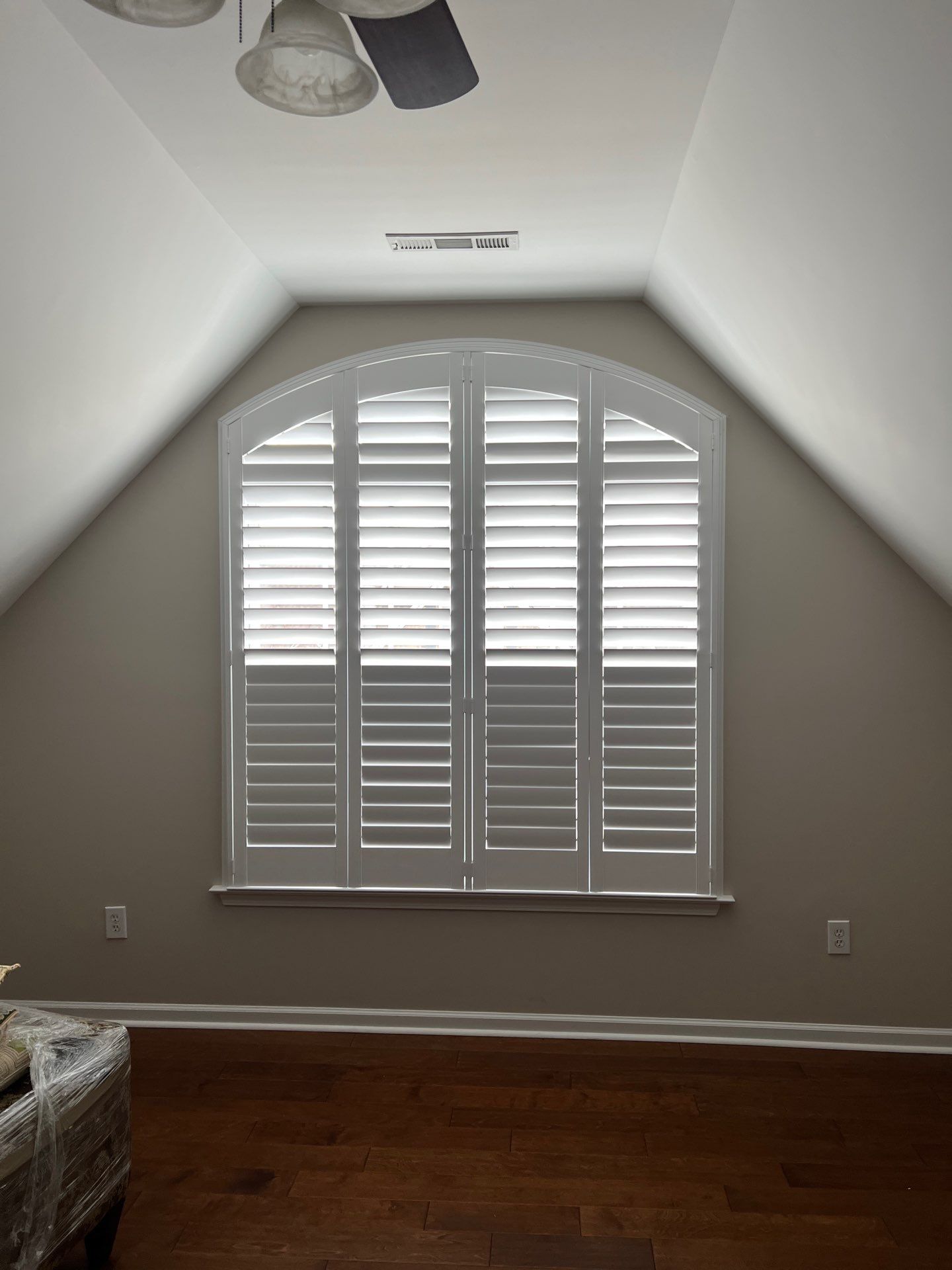 Arched shutters in Greenville, SC by Southern Traditions Window Fashions
