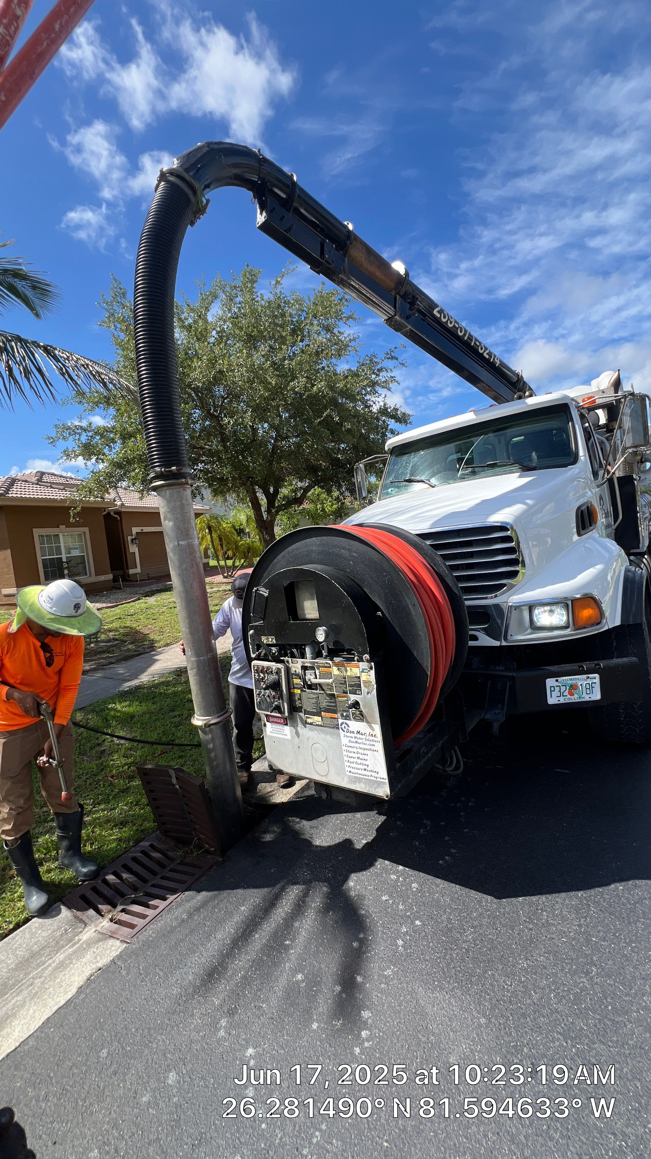 Naples Association Stormwater System Cleaning by Don Mar, Inc. Storm Water Solutions