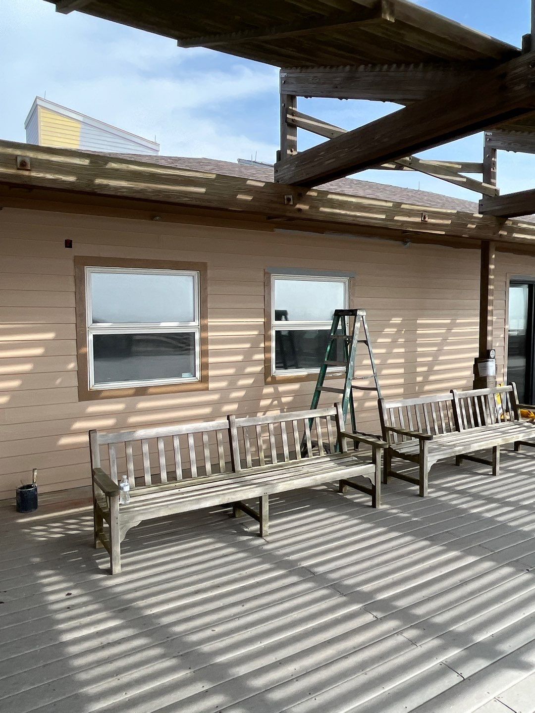Padre Island National Seashore Malaquite Visitor Center Exterior remodel by Bayfront Roofing and Construction