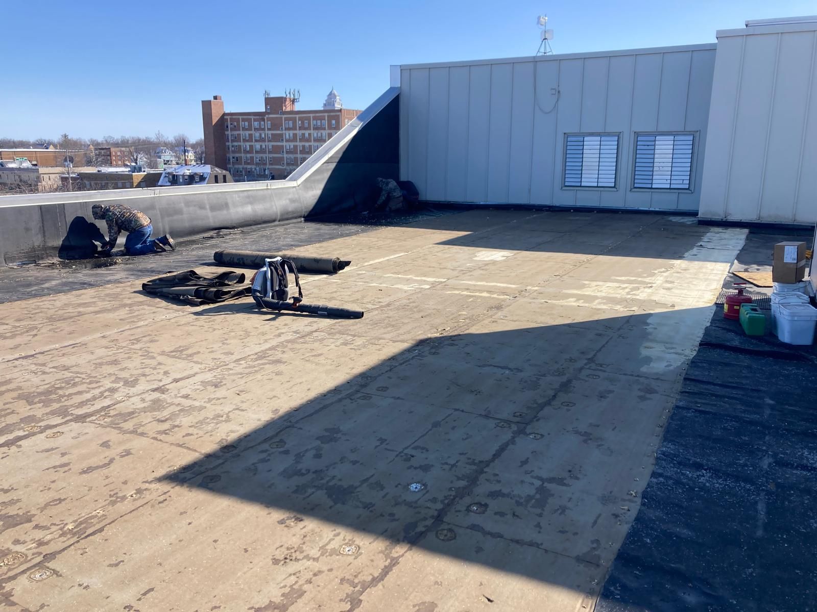 Commercial Roofing Installation using DURO LAST by Grell Roofing, LLC