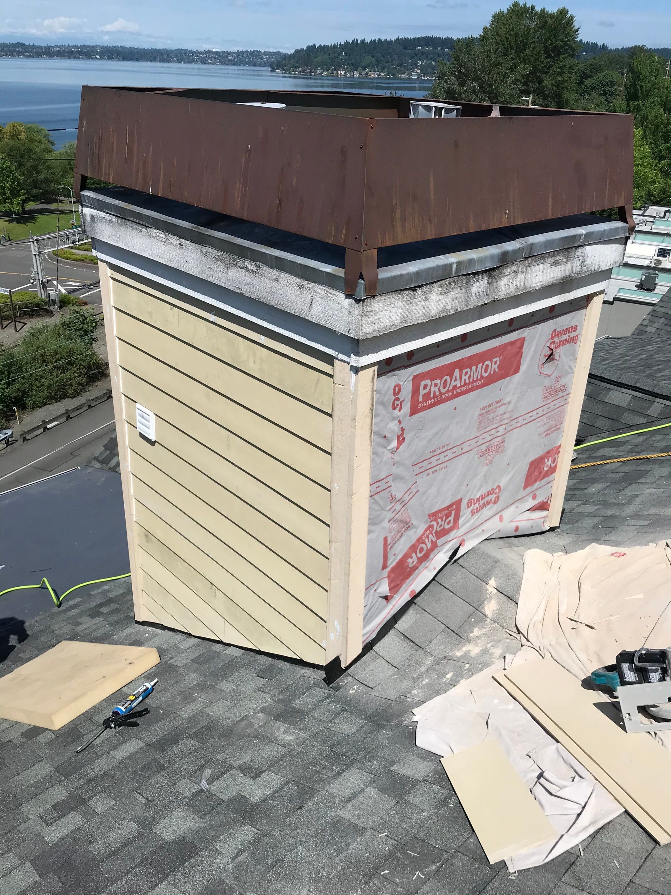 Condo complex on Lake Washington in Newcastle, WA needed a new roof by RoofSmart