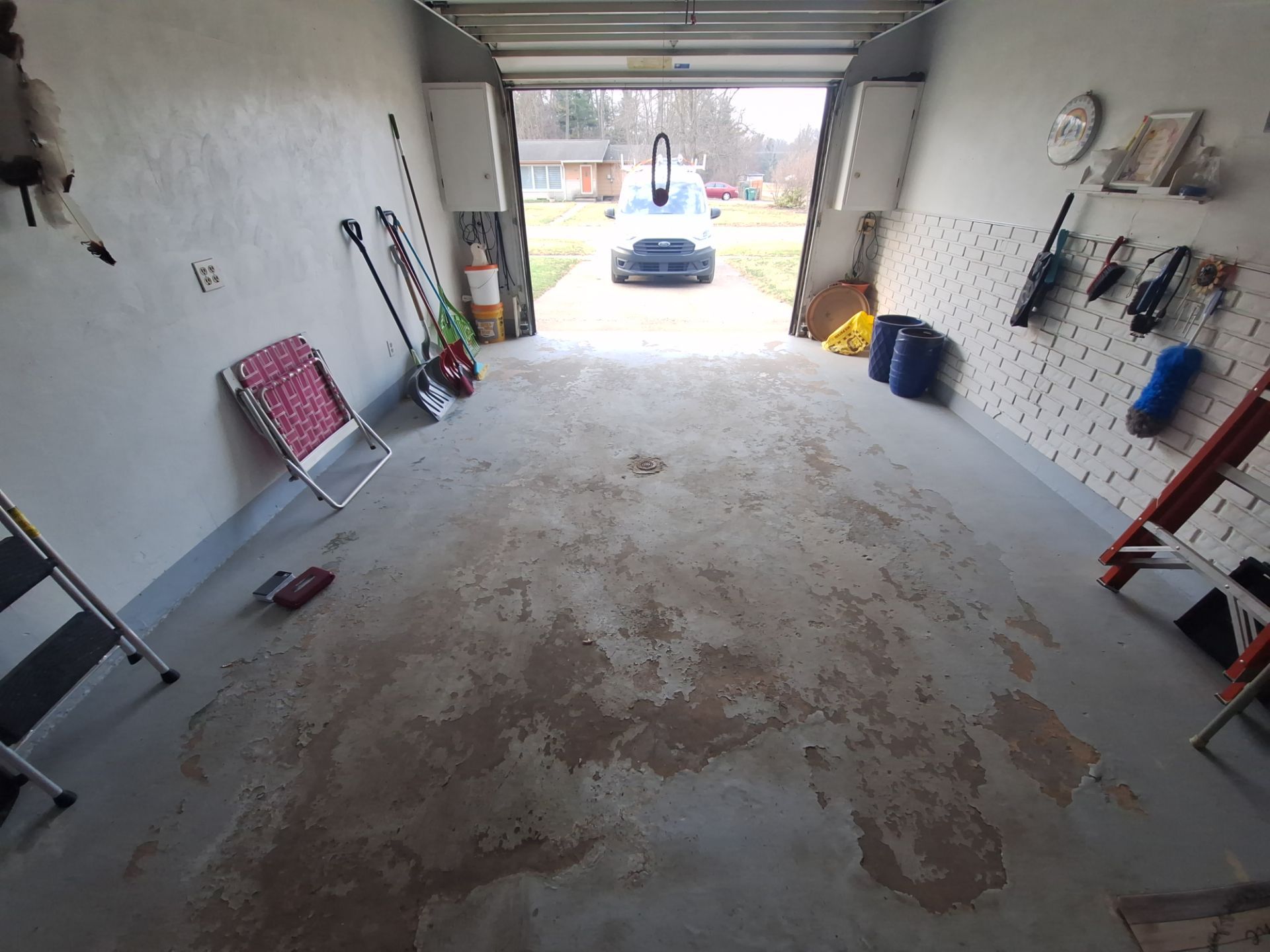 Garage Epoxy Flake Floor Installation – Muskegon, MI by Gordon Painting