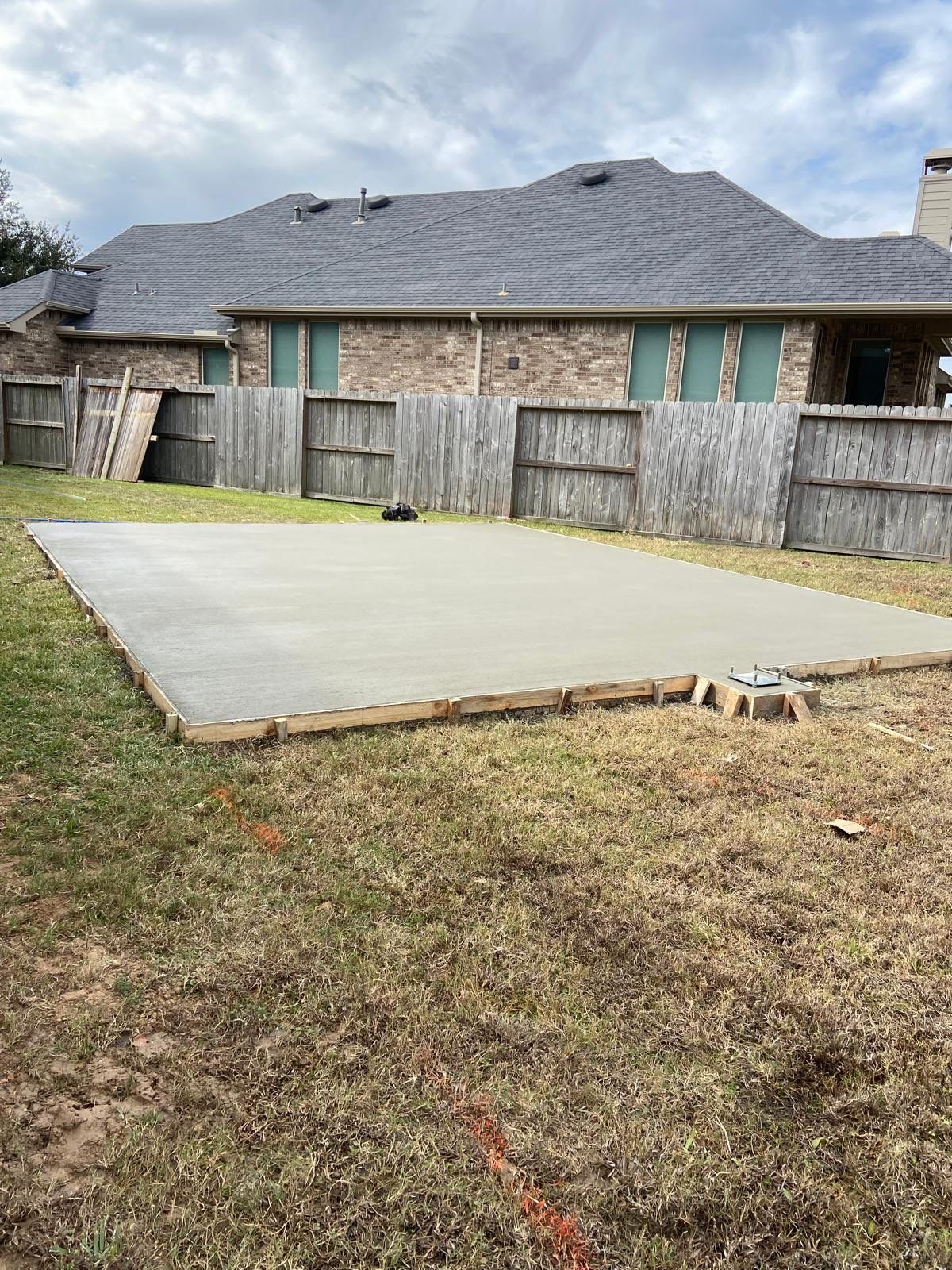 🏀💧 New Basketball Court & Drainage System – Full Backyard Upgrade by Texas Urban Elements