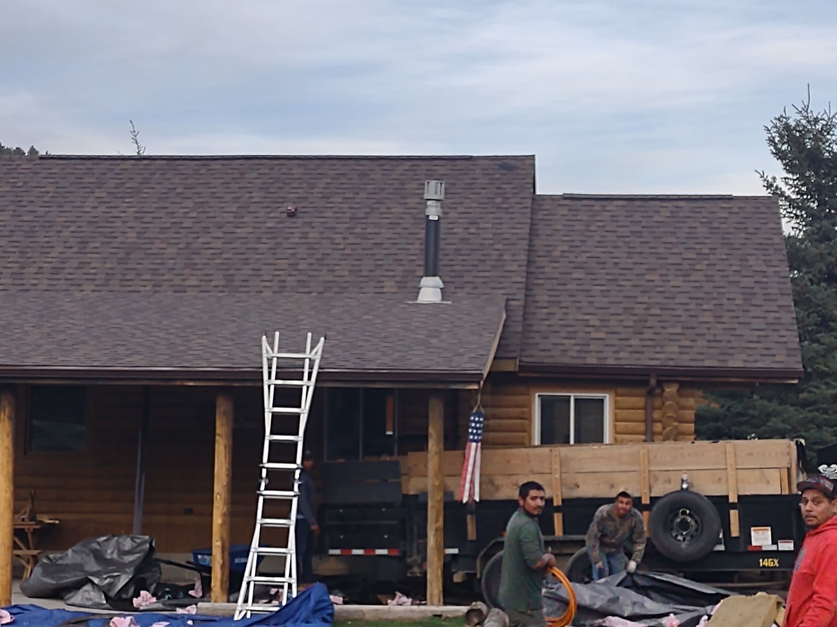 Residential Roofing Installation using Owens Corning Duration Teak by Lightning Exteriors