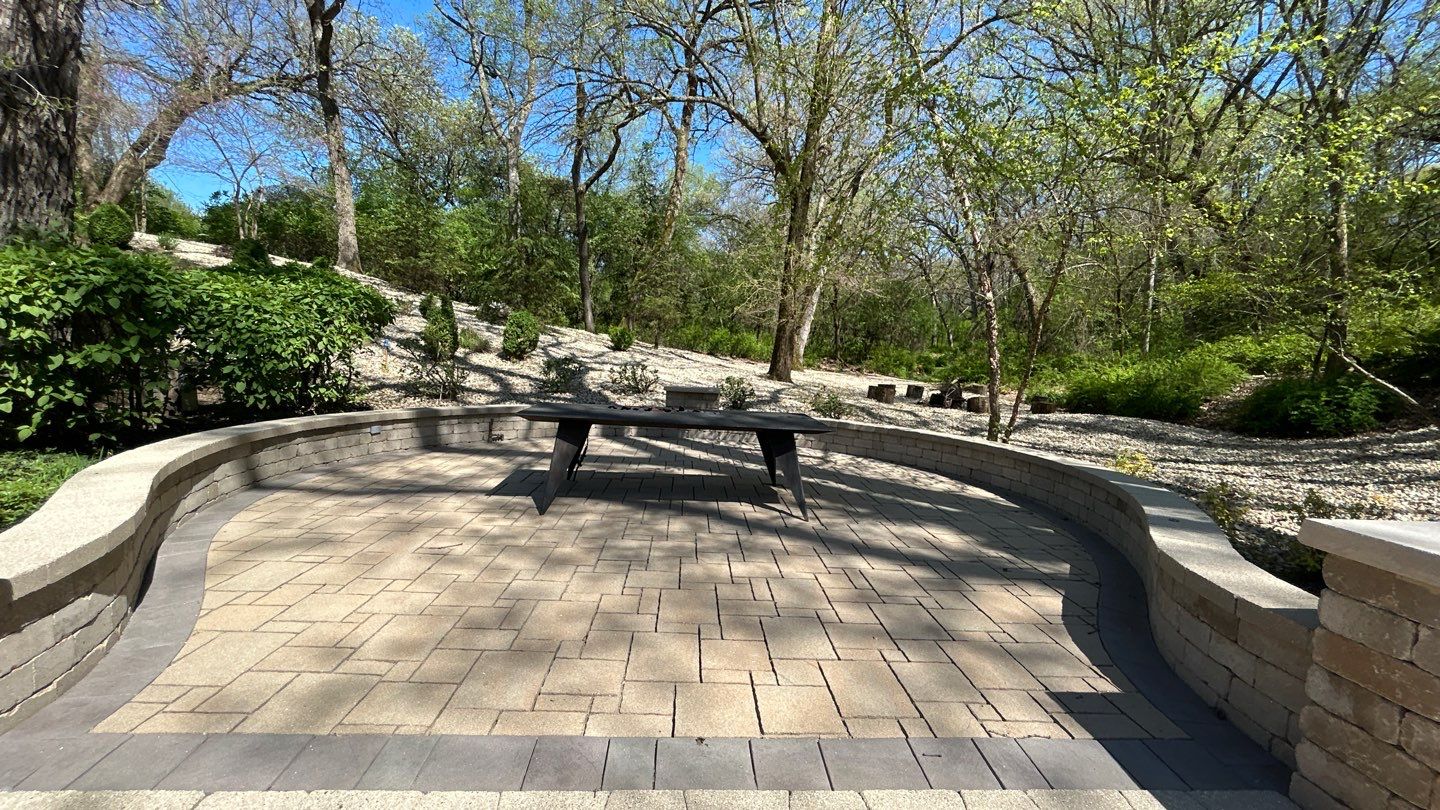 natural stone using Algaecide, soft wash soap by Northern Power Washing LLC.