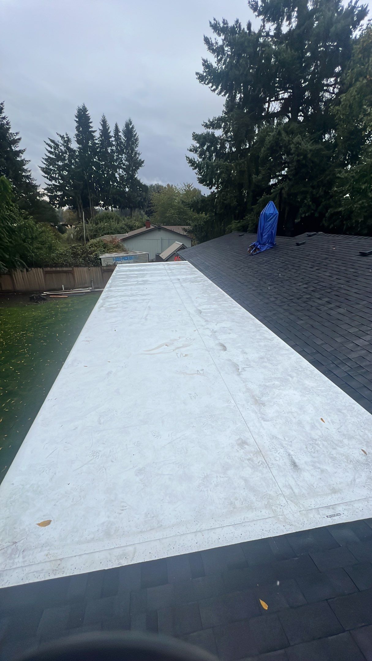 Residential Roofing Installation using IKO Dynasty (Color: Granite Black) by Orezona Building & Roofing Company, Inc.