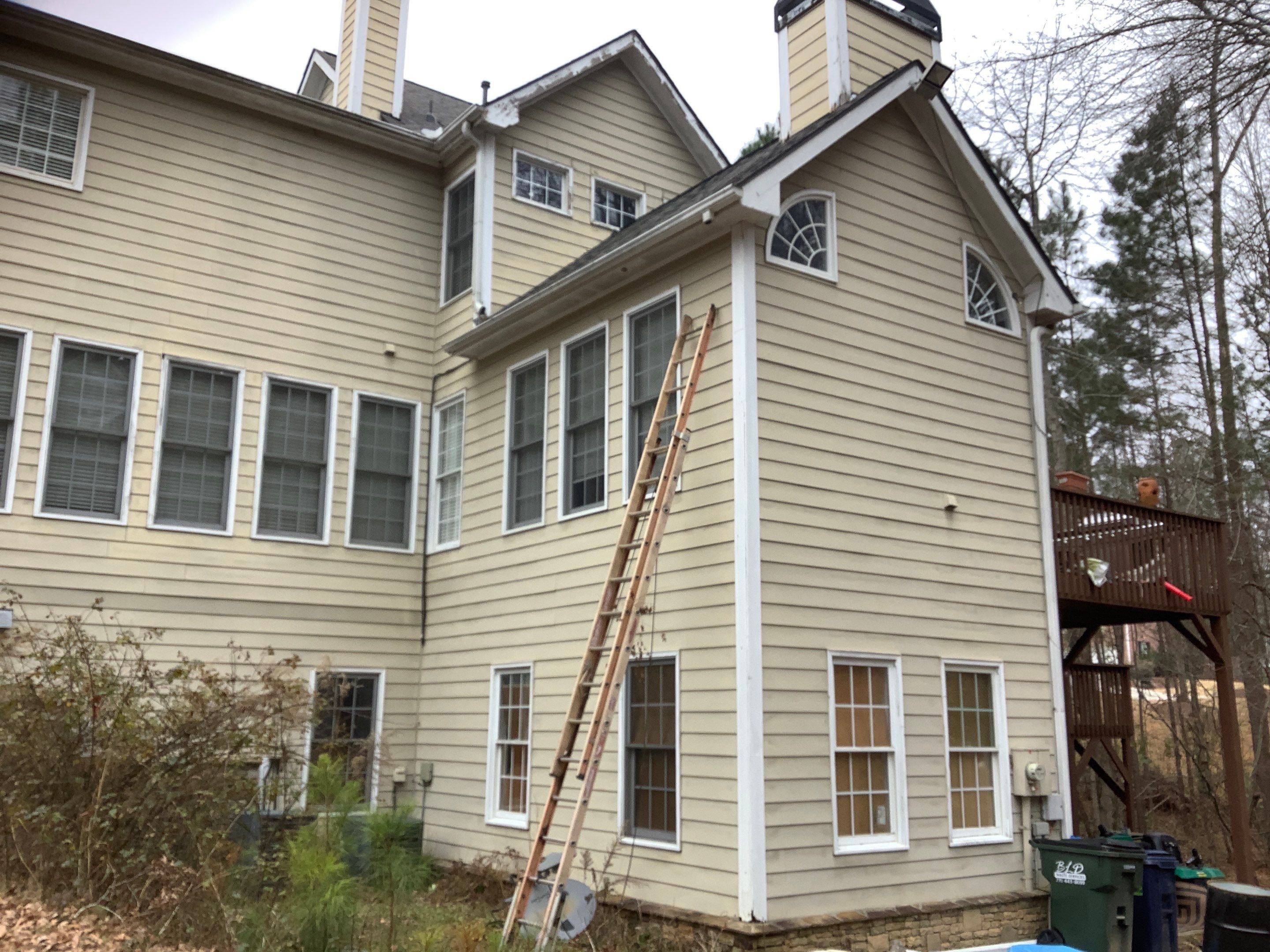 Full Exterior Siding Painting and Trim Update in Marietta by Swift Home Renovations
