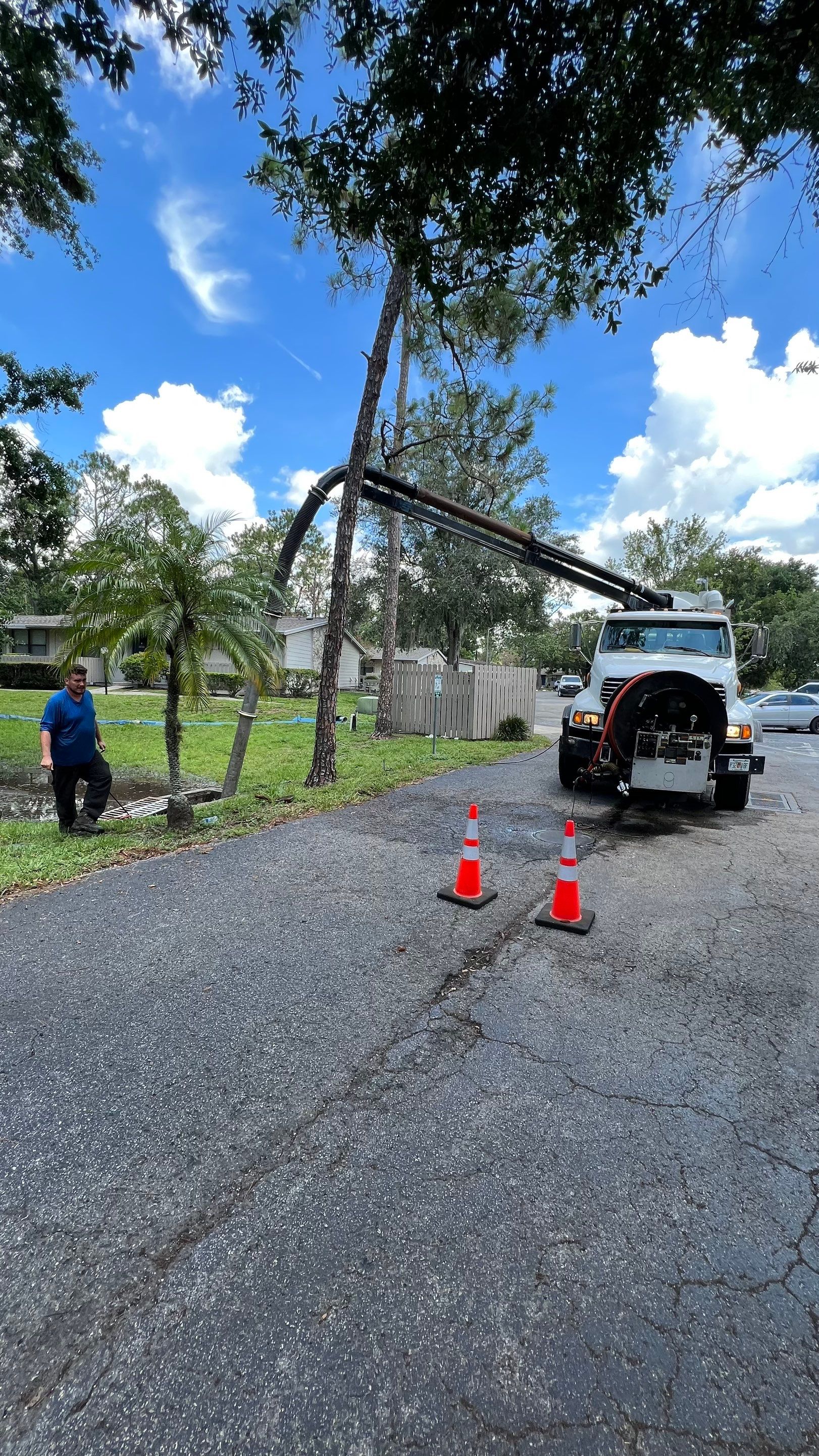 Apartment Complex Storm Water System Cleaning and Maintenance by APS Power & Water