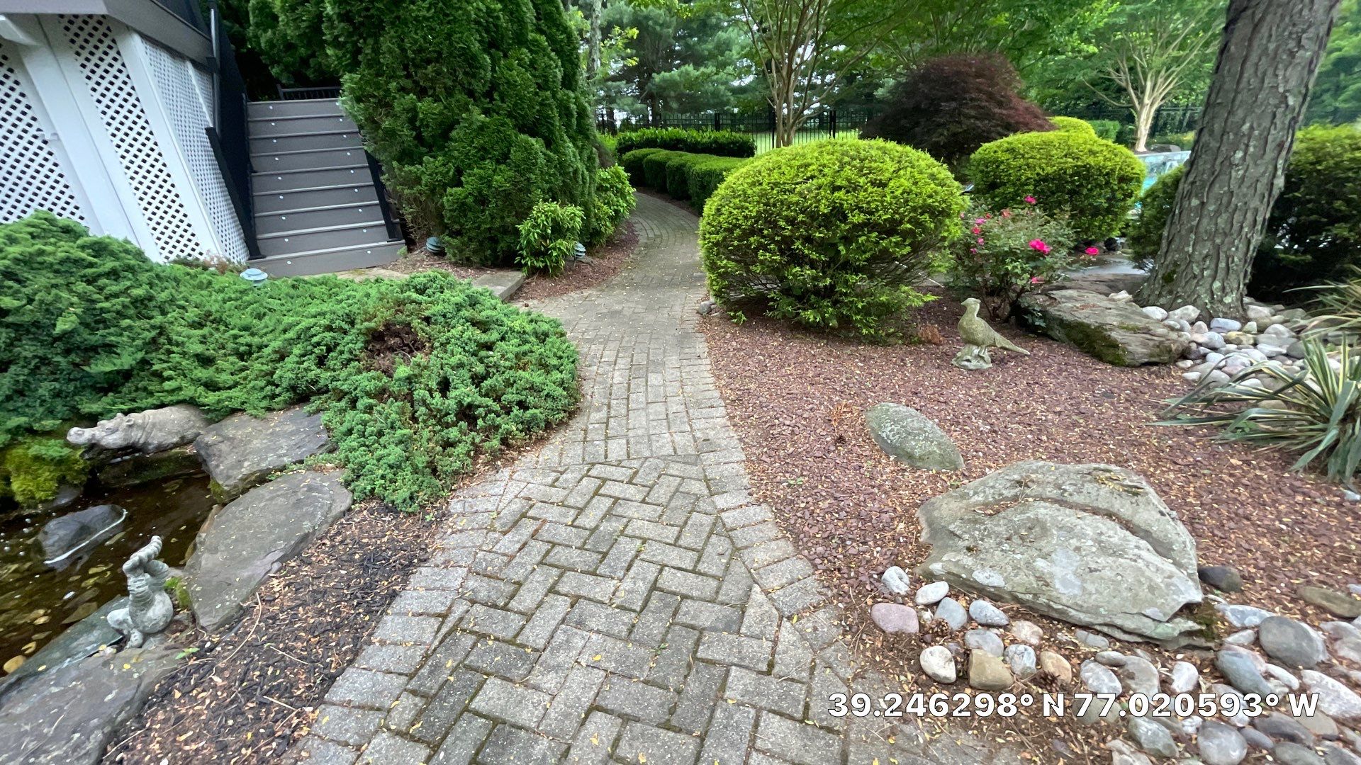Concrete Pool Deck and Stone Paver Patio Cleaning in Glenelg by Baltimore Pressure Washers Inc.