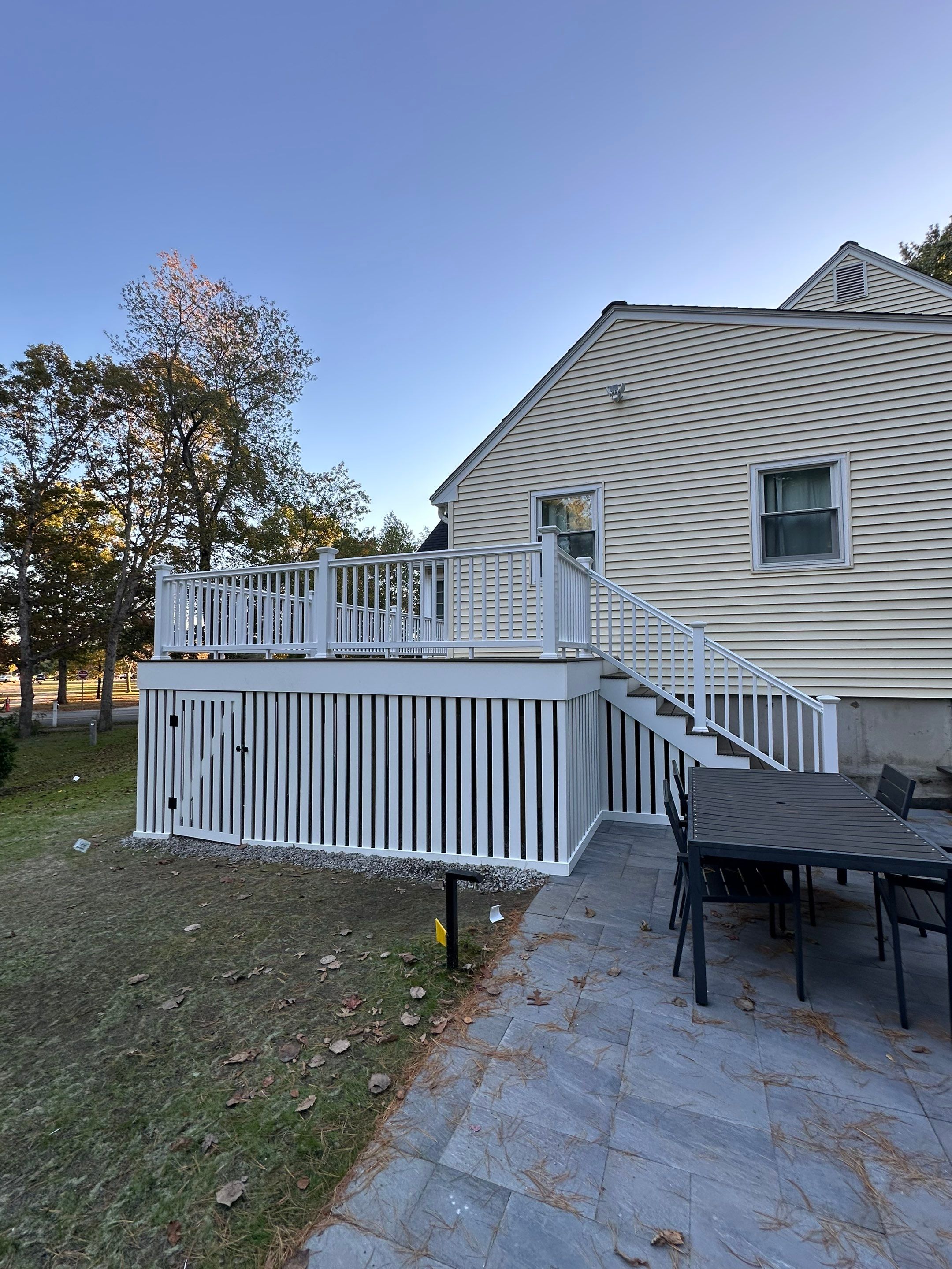 New Deck buit in Medfield MA by UBrothers Construction
