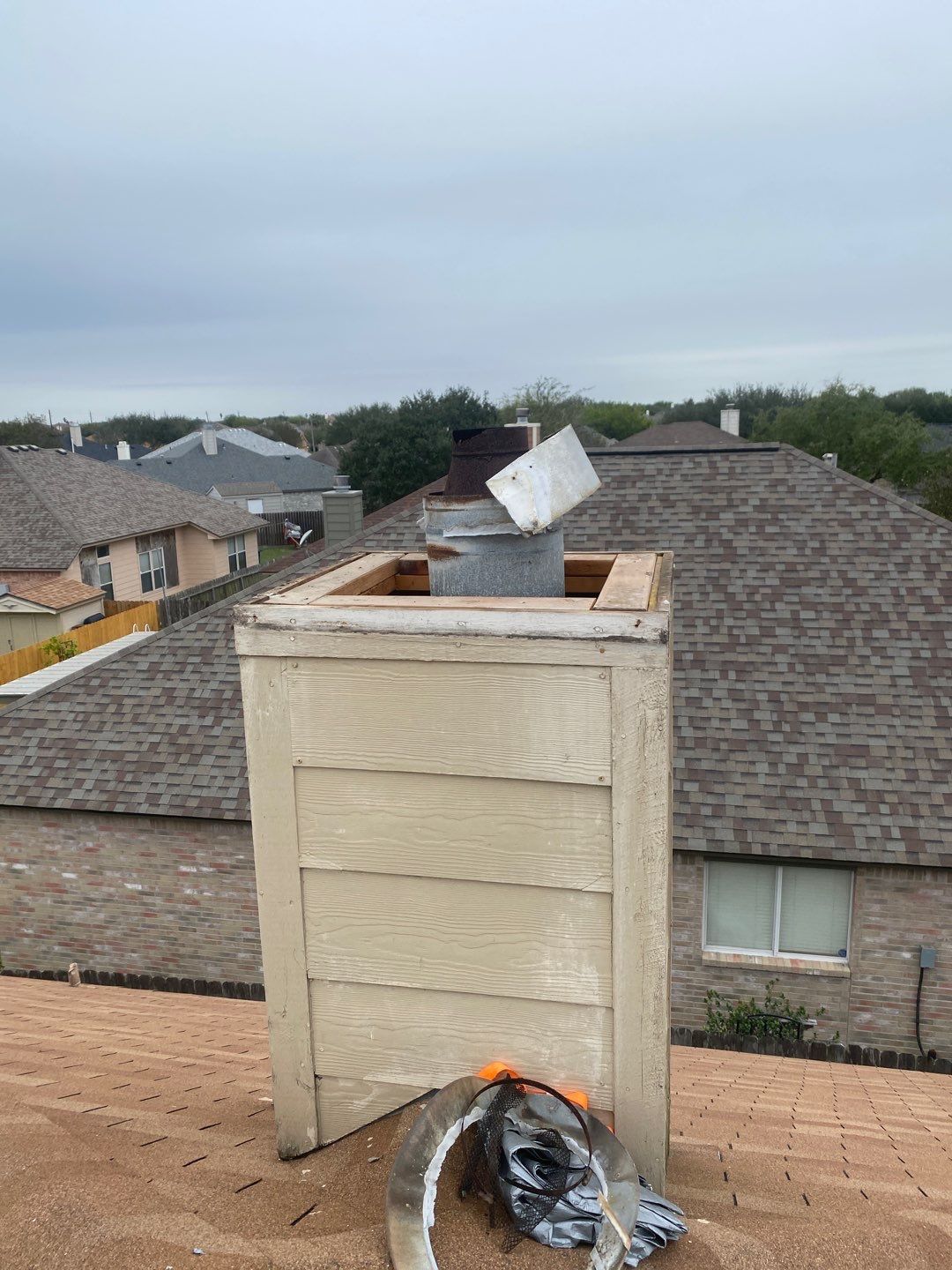 Residential Roofing Repair using Custom Fabricated Steel by Lighthouse Roofing